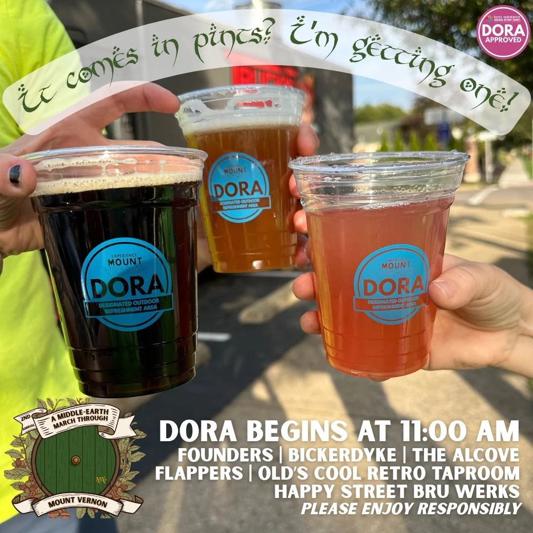 Your Middle-earth adventure just got a little more refreshing! 🌿

The DORA is OPEN for Hobbit Day, starting at 11 AM! So whether you're wandering through the Shire, hunting for Gollum, or gathering your fellowship for a well-earned pint, here's your