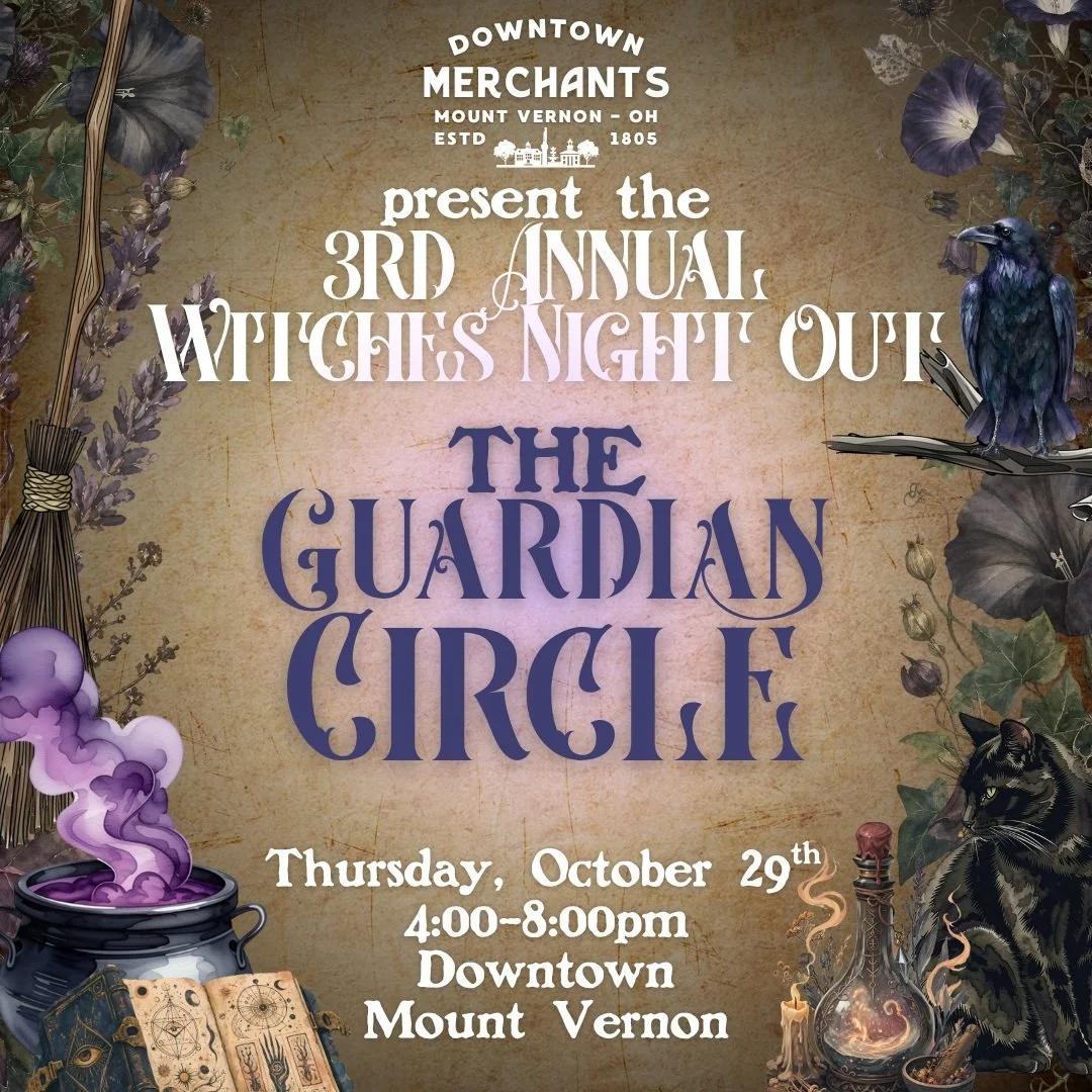 ✨ Something magical is coming to downtown Mount Vernon. 🌙

The 3rd Annual Witches Night Out, hosted by the Mount Vernon Downtown Merchants, is returning Thursday, October 29, from 4&ndash;8 PM, and this year, the magic comes with a mission:

🔮 Foll