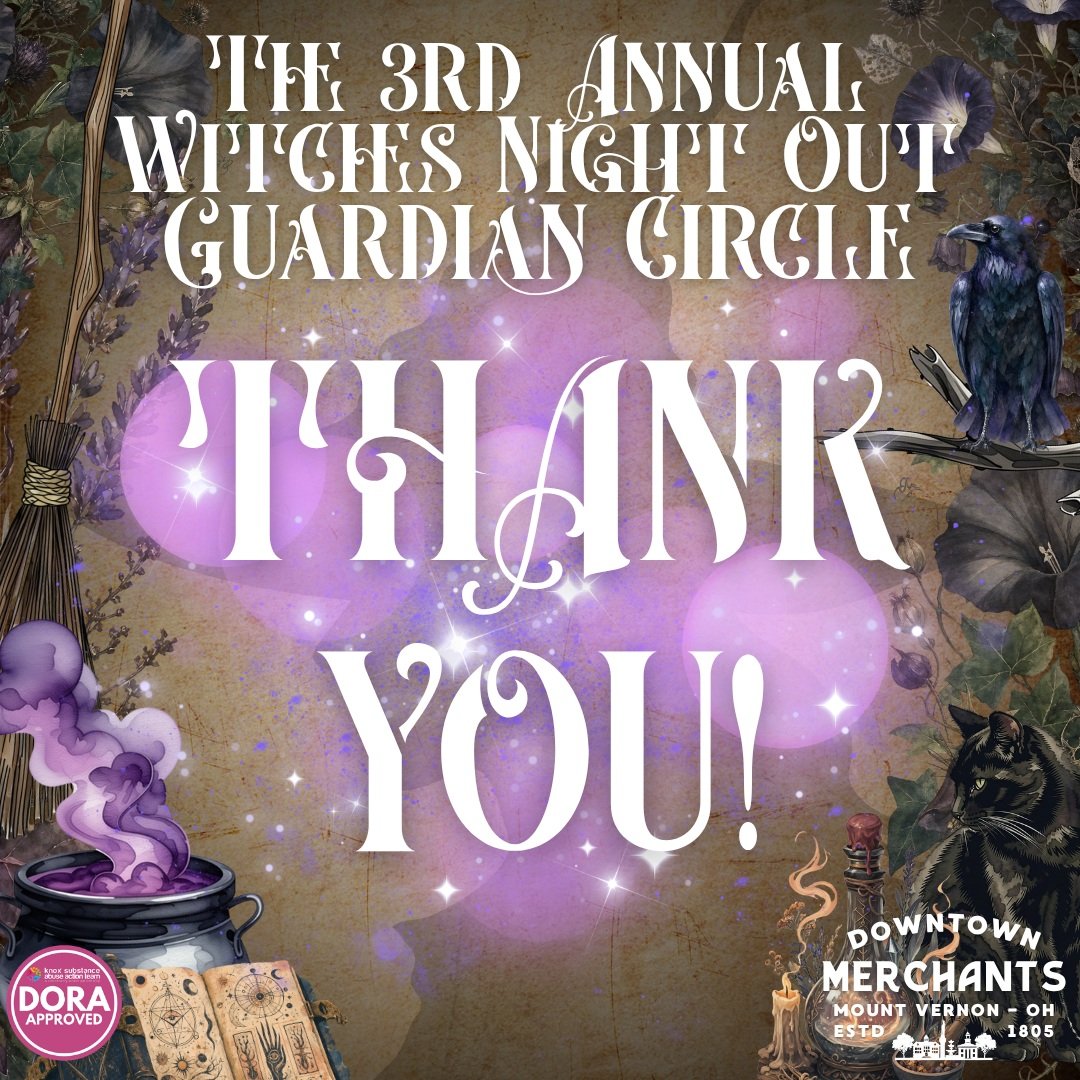 🌙 THE CIRCLE IS COMPLETE! 🔮

What a magical night, witches! 🧙&zwj;♀️✨

Thank you to everyone who dressed up, followed the clues, explored downtown, and joined us for the 3rd Annual Witches Night Out: The Guardian Circle, hosted by the Mount Vernon