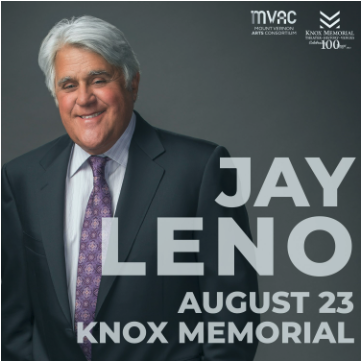 Jay Leno LIVE at the Knox Memorial