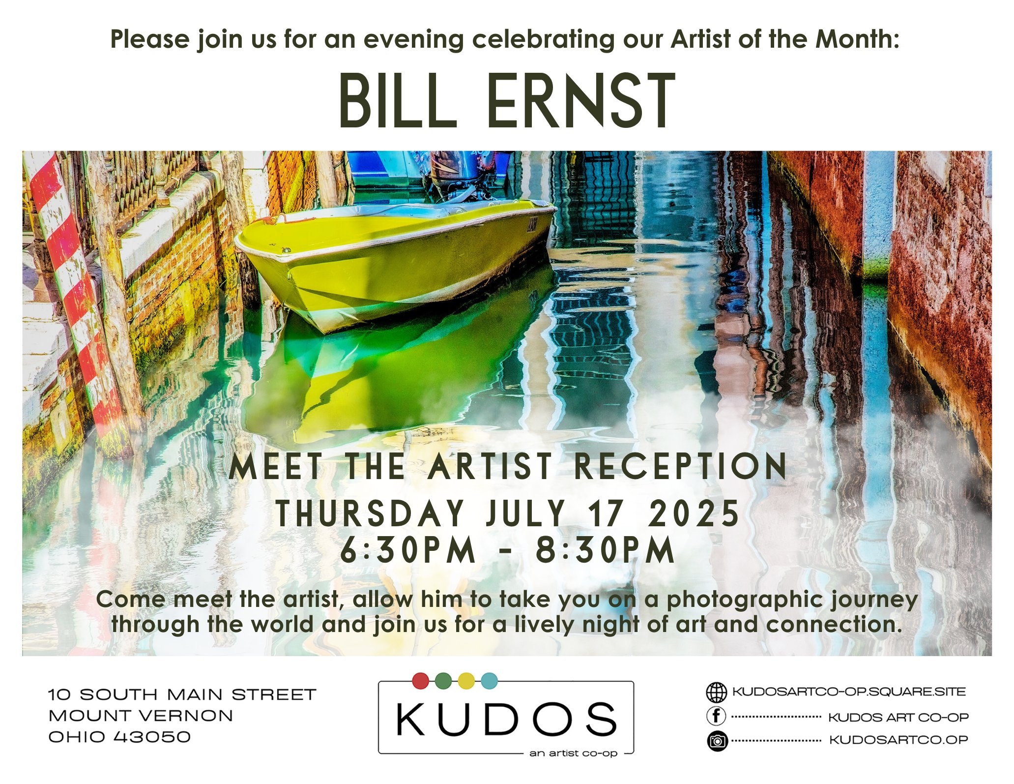 Kudos Artist of the Month: BILL ERNST