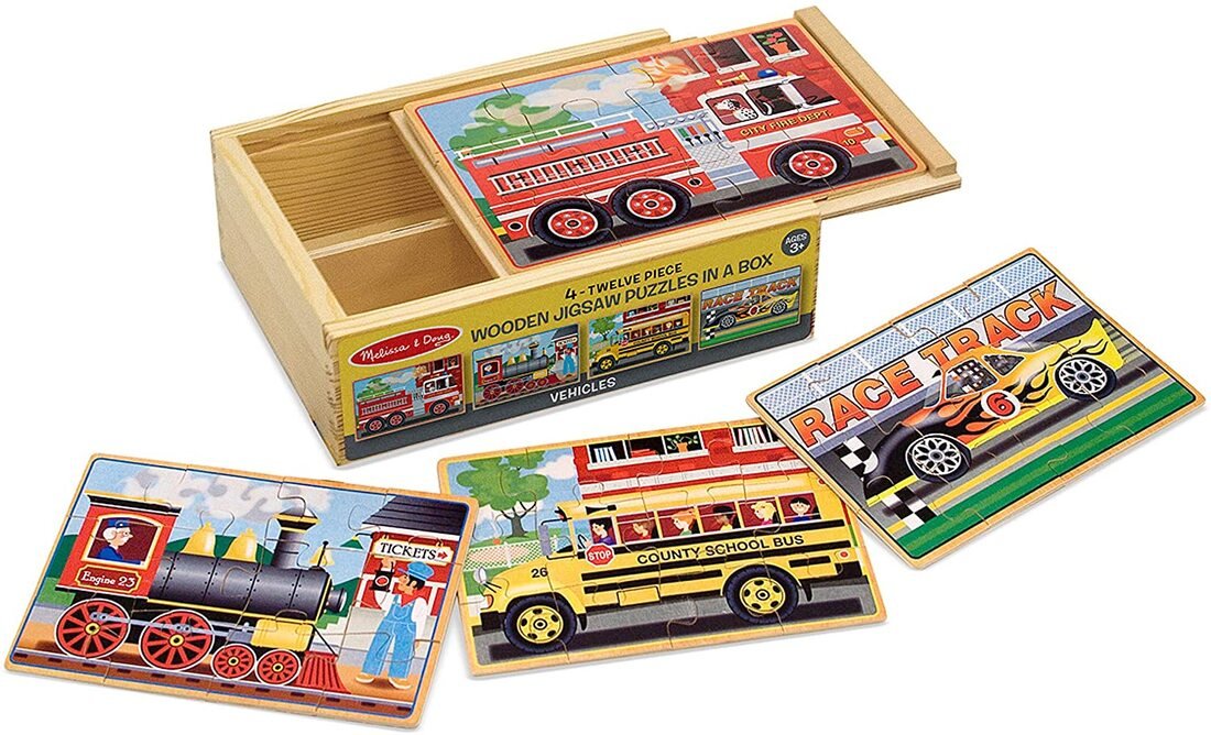 Wood Puzzles with Storage
