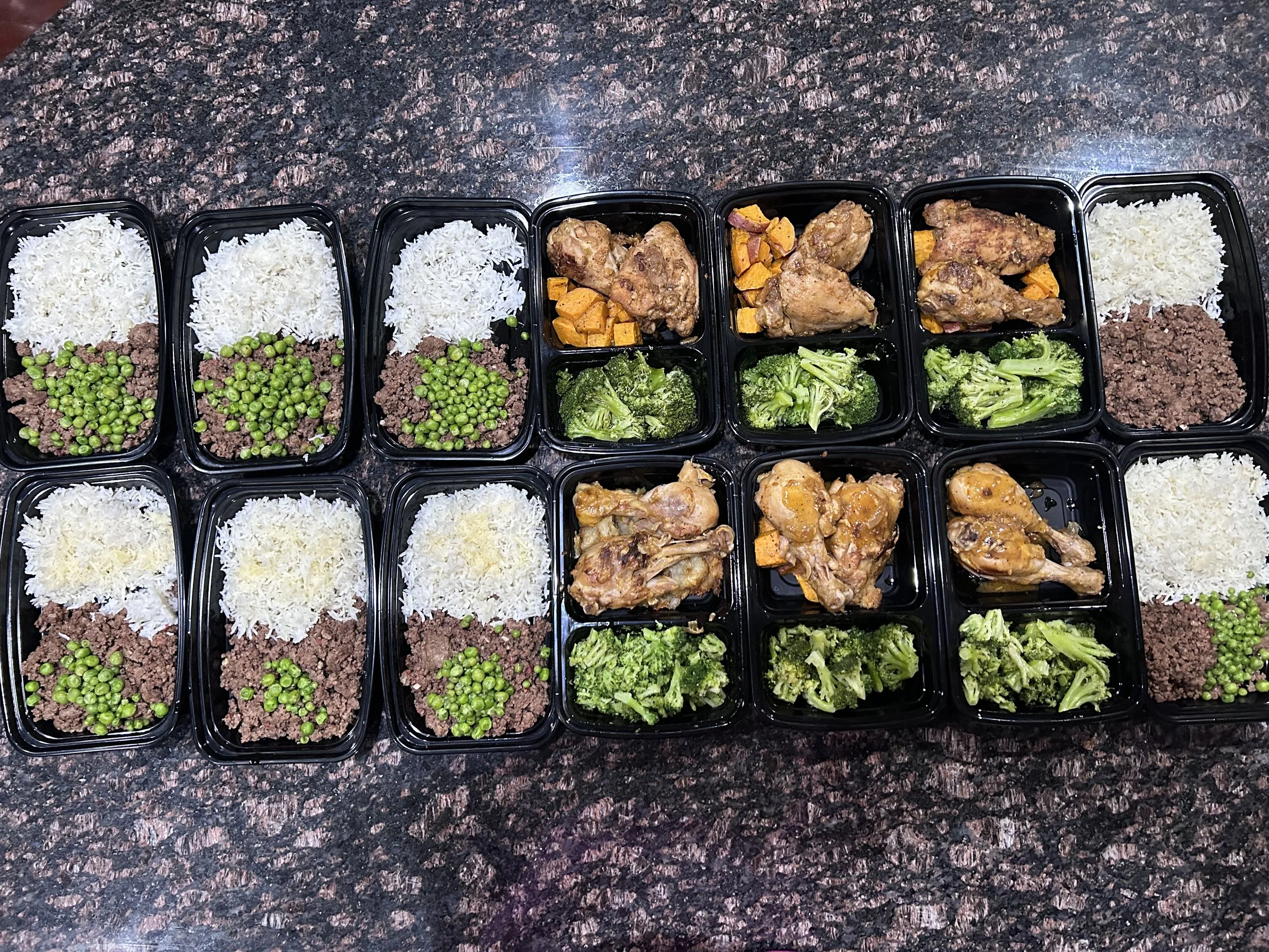 12 Meals Prep Package - $120