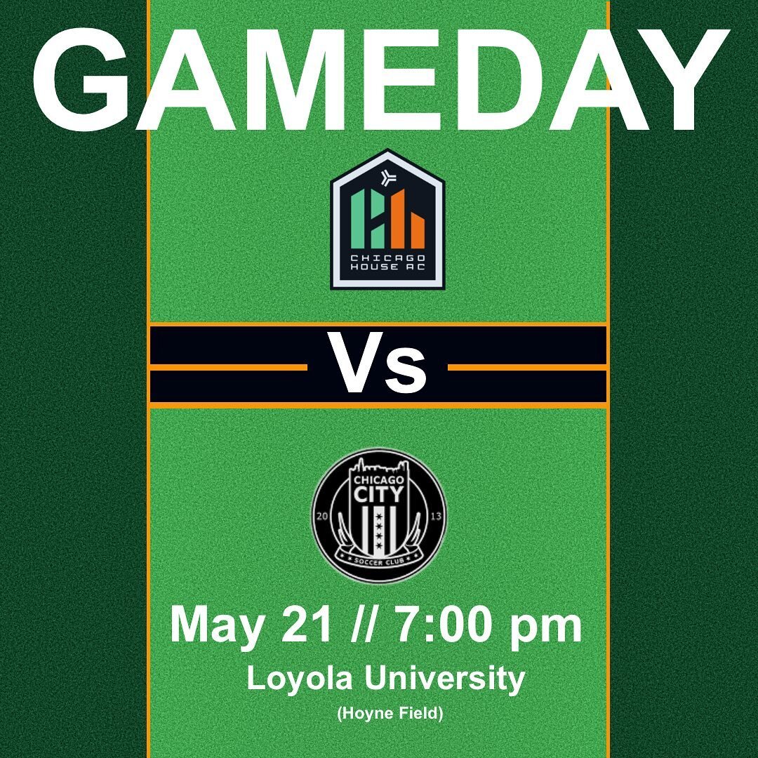 First home game of the summer 🏠 7pm at Loyola University (Hoyne Field) ⚽️ Live stream in story 💚🧡