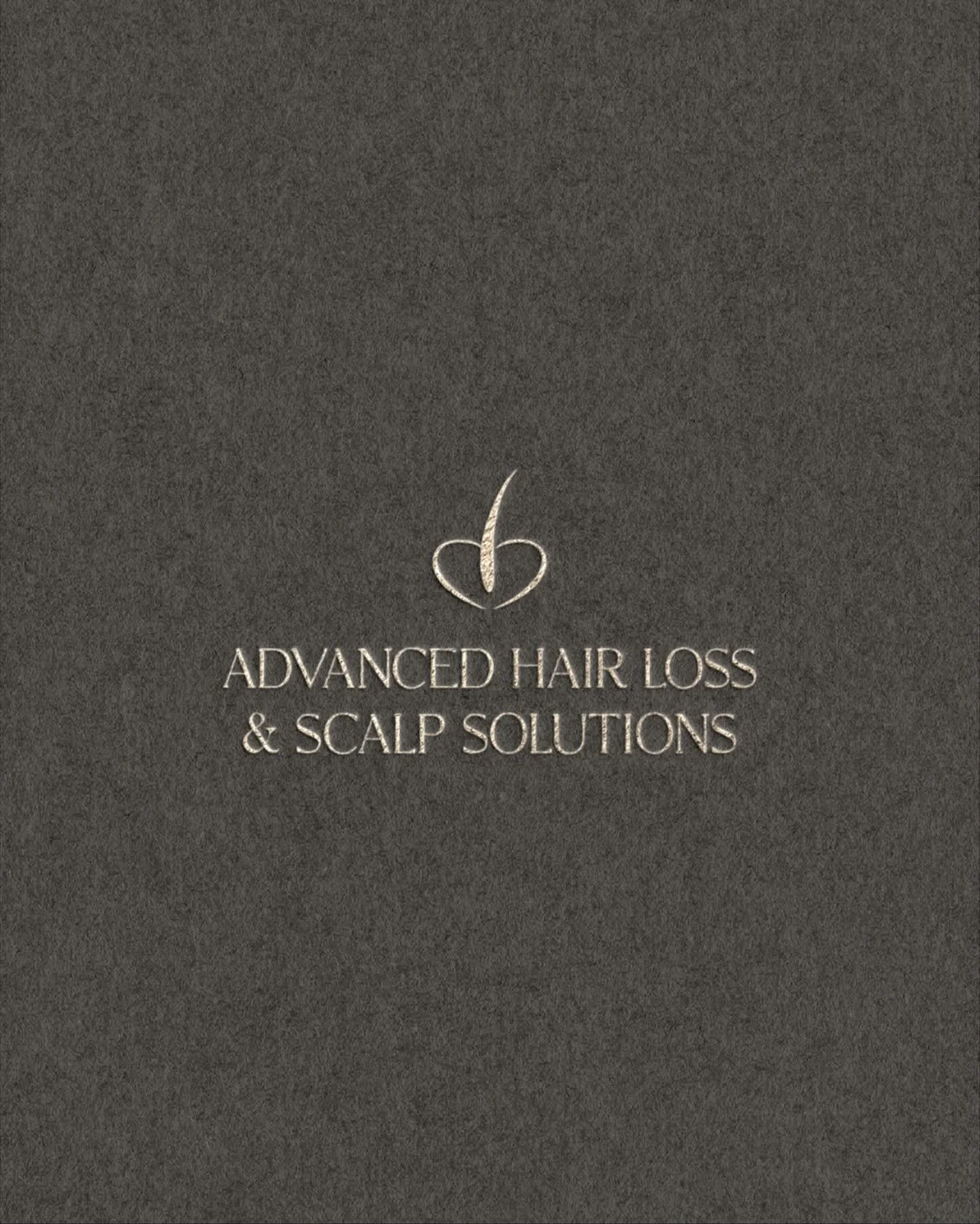 Introducing a new look for Advanced Hair Loss &amp; Scalp Solutions. A clinical salon offering non-surgical solutions, custom hair systems and scalp treatments, and changing lives while doing it. So proud to have worked with this incredible business 