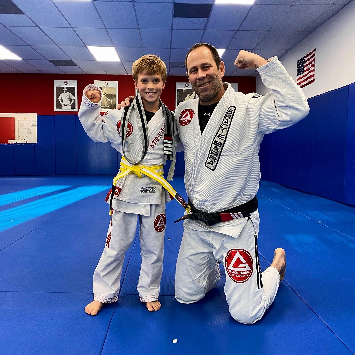 Our very first yellow belt 💛 Getting started, Jaxton was always the youngest student in class. The resilience that he shows when dealing with adversity is a reminder of beautiful experiences that jiu-jitsu brings.  We couldn&rsquo;t be prouder to be