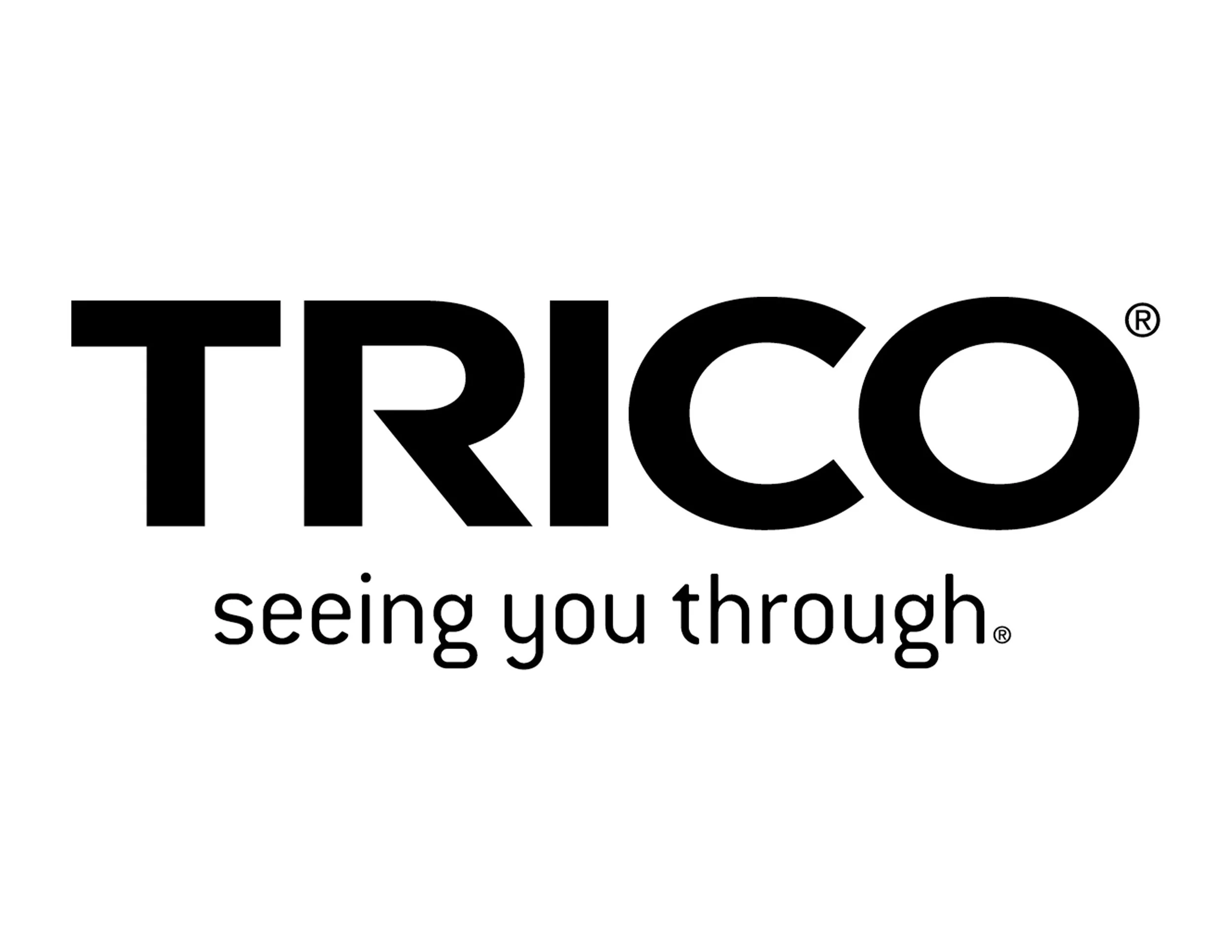 TRICO logo with the tagline seeing you through.
