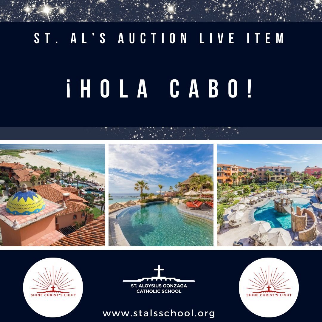 OUR 2024 ST. AL'S AUCTION IS ONLY 12 DAYS AWAY! ⁠ ⁠ ⁠
This HOT, HOT, HOT item is just what we all need right now - a sunny vacation on the horizon! As the winning bidder, you will be blessed with a one-week stay at Hacienda del Mar timeshare resort n