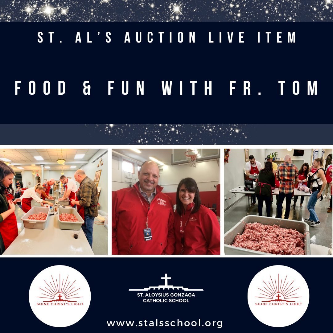 OUR 2024 ST. AL'S AUCTION IS ONLY 8 DAYS AWAY! ⁠ ⁠ ⁠
&quot;Family Fun'' is a unique experience in the Lamanna family, and now it can be YOUR experience as well! Fr. Tom, Kit Devita (St. Al's Special Services/Junior High teacher &amp; alum) and a few 