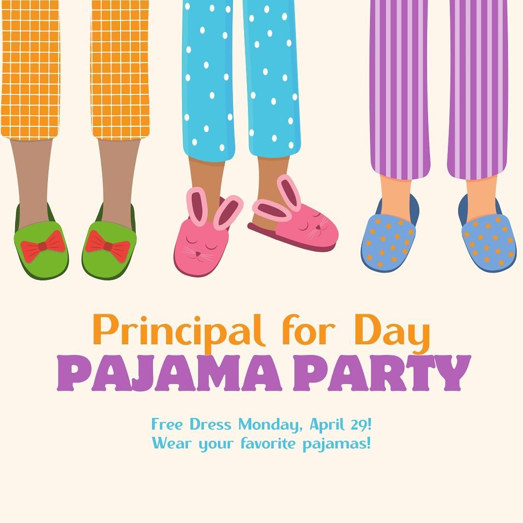 It&rsquo;s a Pajama Party!! Last year&rsquo;s auction winner of &ldquo;Principal for a Day&rdquo; has chosen pajama free dress for the whole school!  Stay tuned for more surprises by the new boss of the day! #wearestals