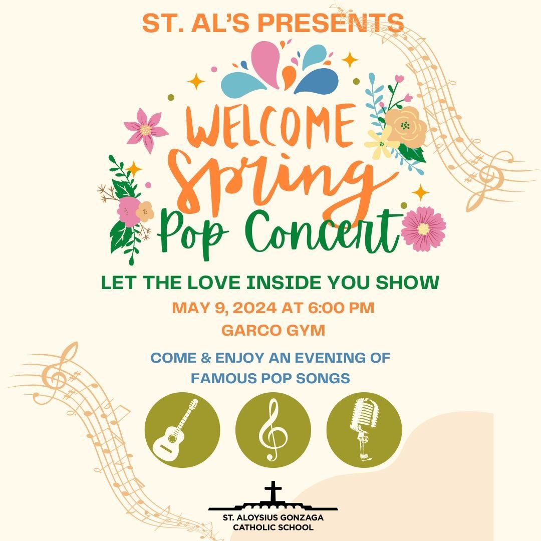 Our Spring Pop Concert is tomorrow, Thursday, May 9! 💐See you there! ⁠
⁠
6:00 PM in the Garco Gym⁠
⁠
#wearestals
