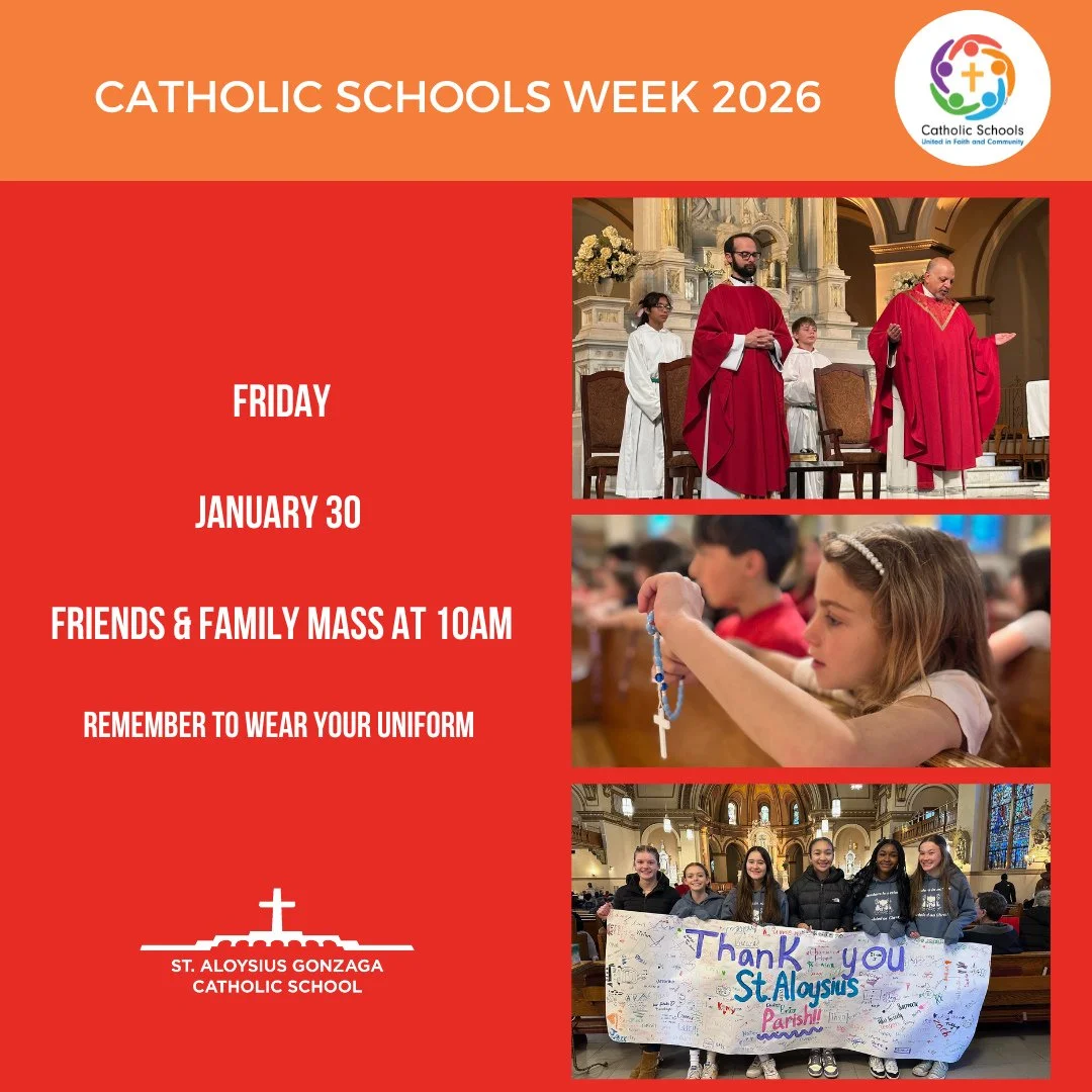 🎉 Catholic Schools Week 2026 🎉⁠
Tomorrow is Friends &amp; Family Day 💙👨&zwj;👩&zwj;👧&zwj;👦⁠
Students, please wear your uniform and join us for Mass at 10:00 AM at St. Al&rsquo;s Church ⛪✨⁠
We can&rsquo;t wait to celebrate our wonderful school c