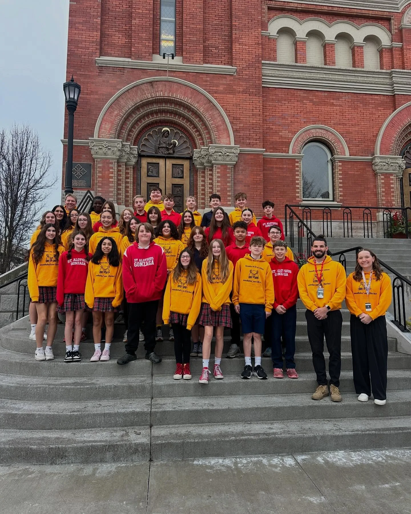 Today our 8th graders joined their teachers &mdash; Mr. Swiderski, Mr. Conroy, and Miss Sweeney &mdash; for a beautiful Mass with fellow students from schools across the Diocese of Spokane. Celebrated by the Most Reverend Bishop Daly, this special ga