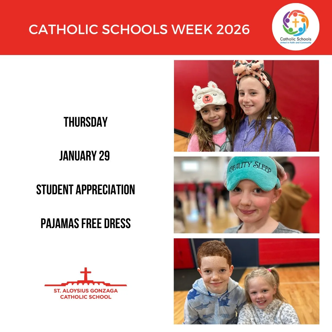 🎉 Catholic Schools Week 2026 🎉⁠
Tomorrow we&rsquo;re celebrating Student Appreciation Day 💙🎓⁠
Students are invited to enjoy Pajama Free Dress 💤🧸⁠
Comfy clothes, cozy vibes, and big smiles as we celebrate our amazing students who make St. Al&rsq