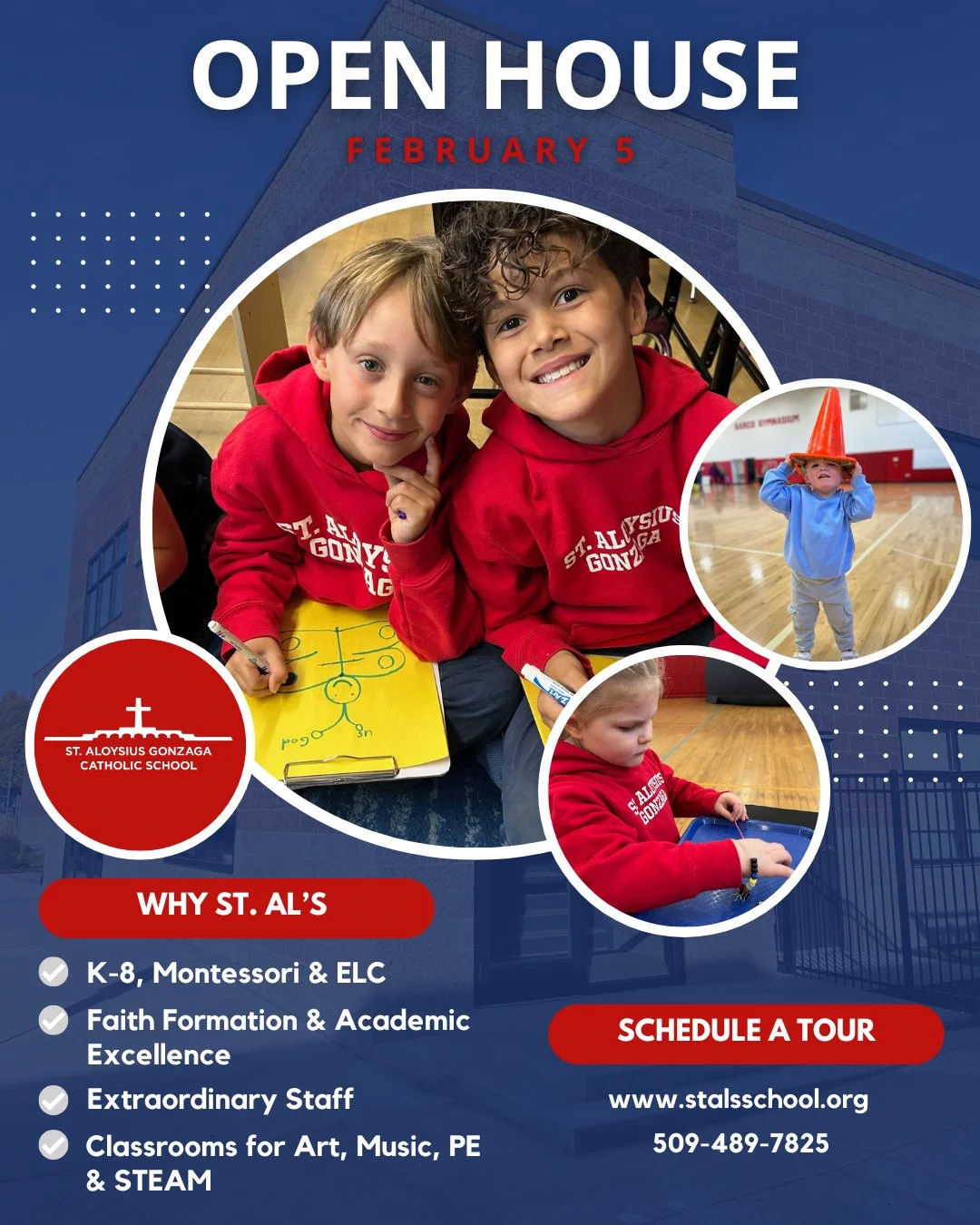 Come discover why a Jesuit Catholic school education at St. Aloysius Gonzaga Catholic School may be just the right fit for your family.⁠
⁠
OPEN HOUSE | February 5, 2026⁠
⁠
Click the link in our bio to schedule a tour TODAY!