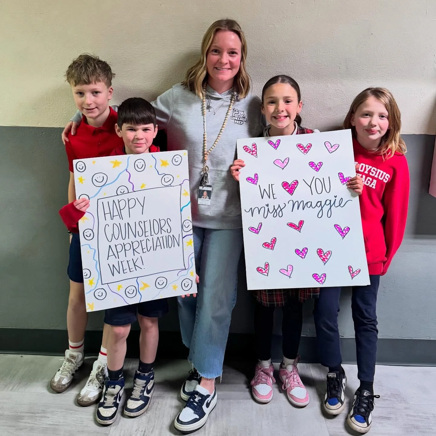 ❤️🎉 Happy National School Counselors Week! 🎉❤️

We LOVE Miss Maggie and truly can&rsquo;t thank her enough for all the care, encouragement, and heart she brings to St. Al&rsquo;s! 💫 From big feelings to big wins, she&rsquo;s always there for our s