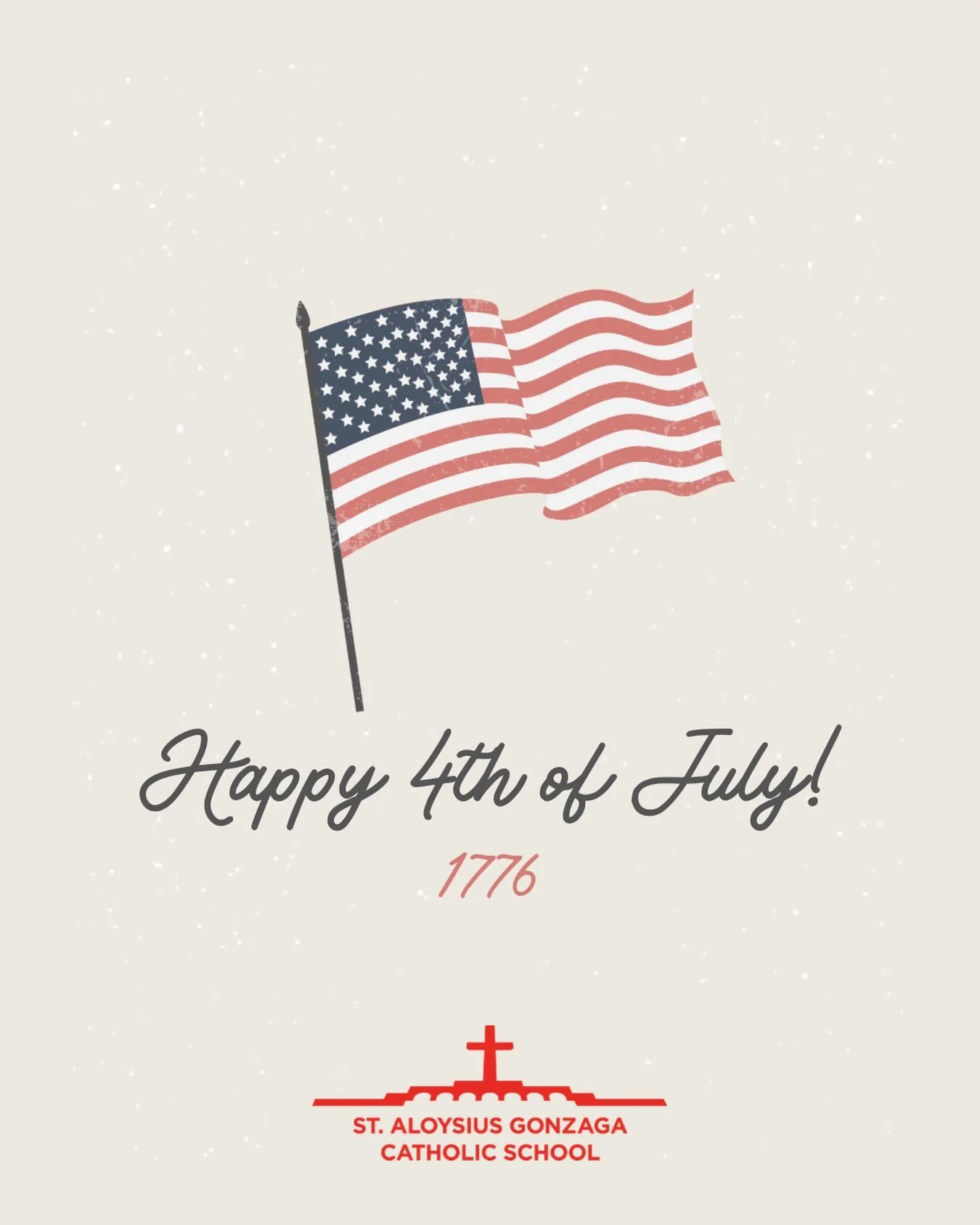 🇺🇸 Happy 4th of July from all of us at St. Al&rsquo;s! ❤️🤍💙

Today we celebrate the blessings of freedom, faith, family, and community. As you gather with loved ones, we pray that your day is filled with joy, gratitude, and God&rsquo;s abundant b