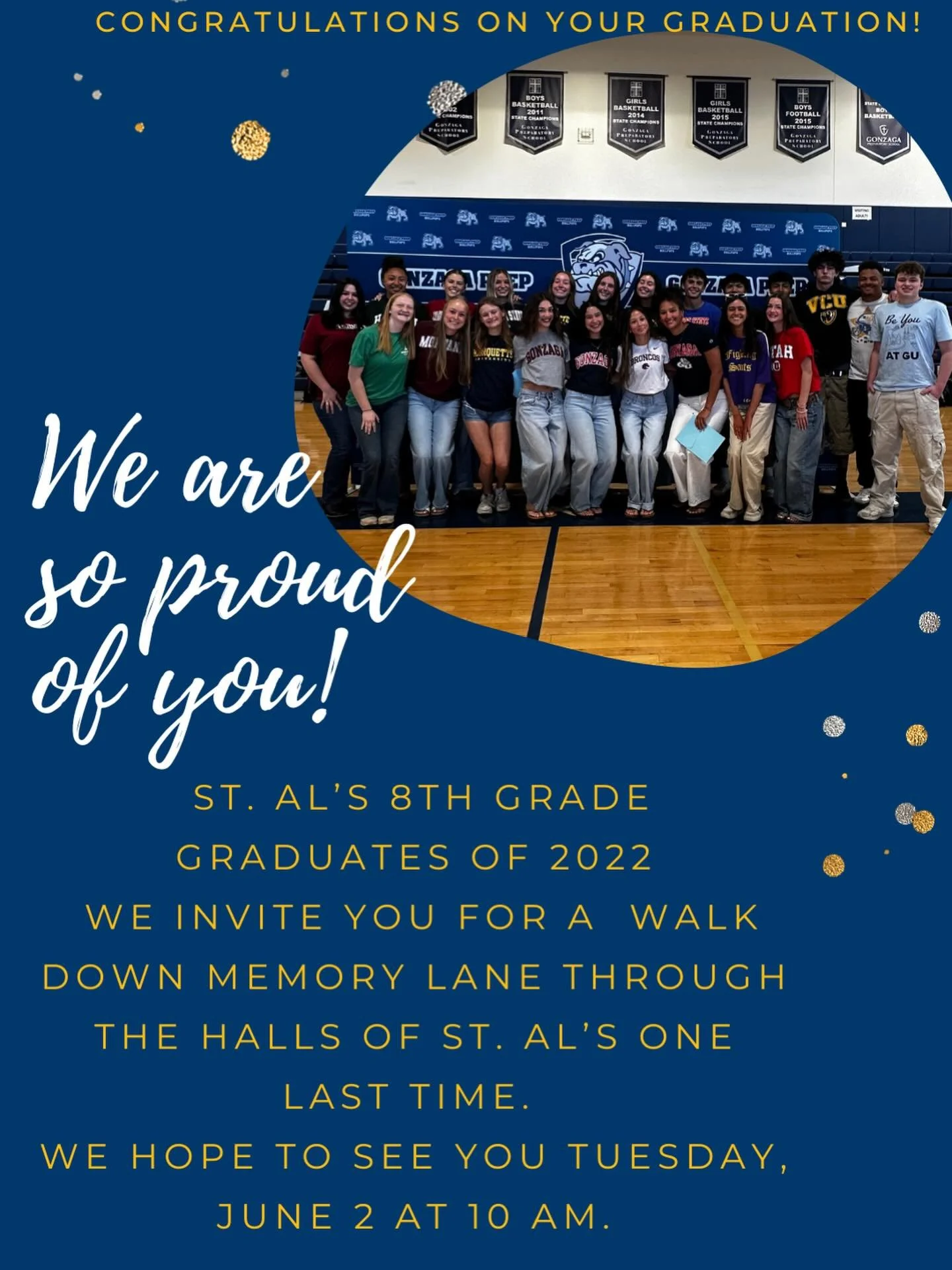 🎓🦌 Congratulations, St. Al&rsquo;s Class of 2026! 🦌🎓

We are incredibly proud of all you have accomplished and the amazing young adults you have become. As you celebrate your graduation, we invite you to return to St. Al&rsquo;s tomorrow at 10:00