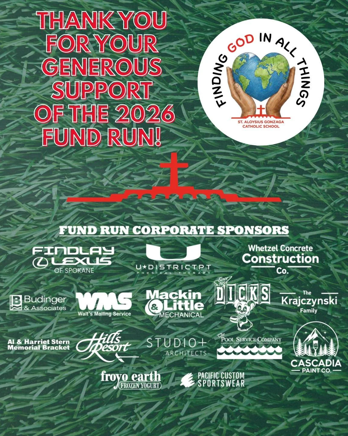 ❤️🤍 Fund Run Week is HERE! 🏃&zwj;♀️🎉

We are incredibly grateful for our Fund Run Event Sponsors and Corporate Champion Sponsors for their generosity and support of our St. Al&rsquo;s students! Your partnership helps make this special week possibl