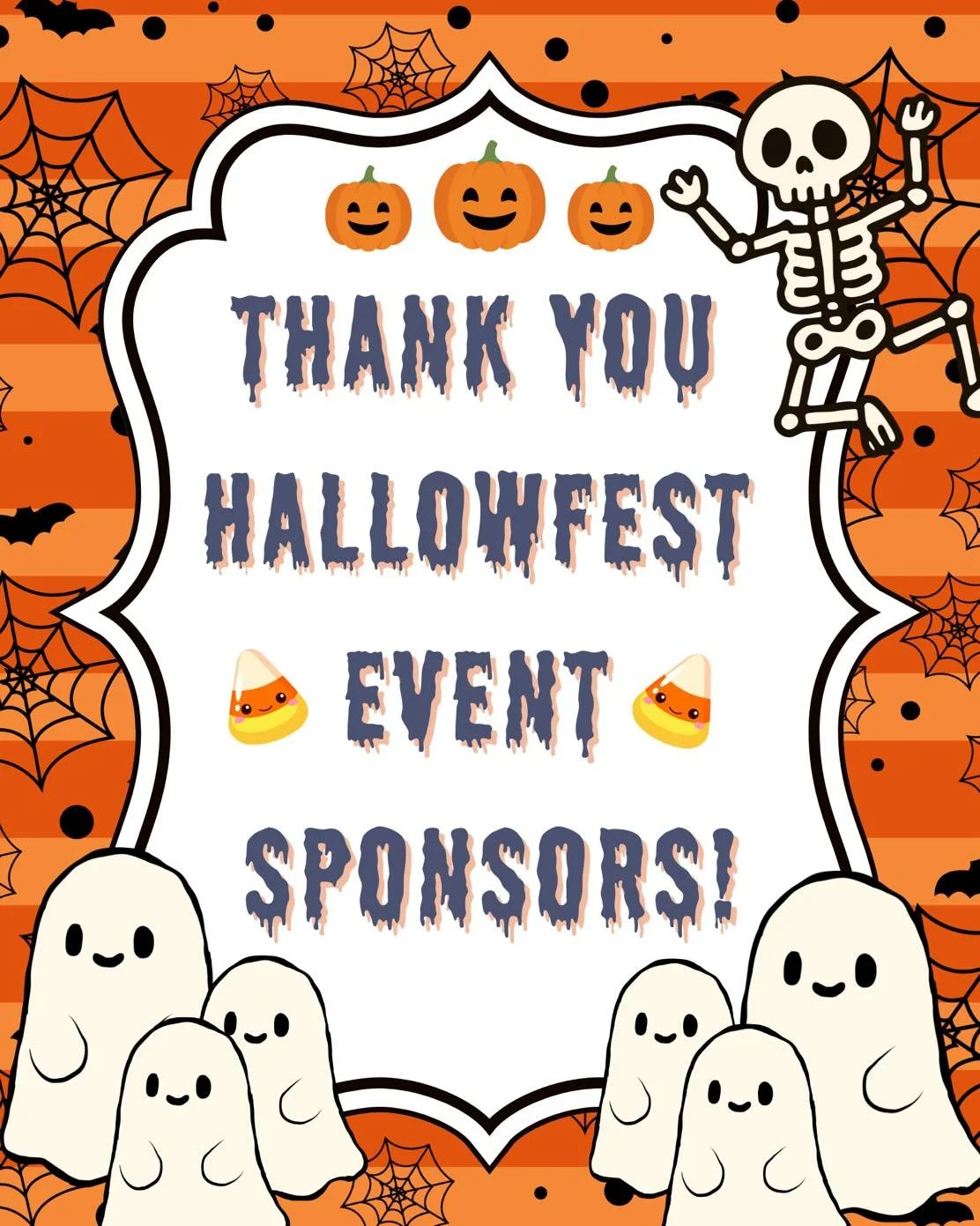 🎃 A BIG BOO-TIFUL THANK YOU to our Hallowfest event sponsors! 🧡🖤

Hallowfest wouldn&rsquo;t be possible without the generosity and support of our St. Al&rsquo;s families and community partners. A special shoutout to our Pumpkin Partners, Boo Crew,