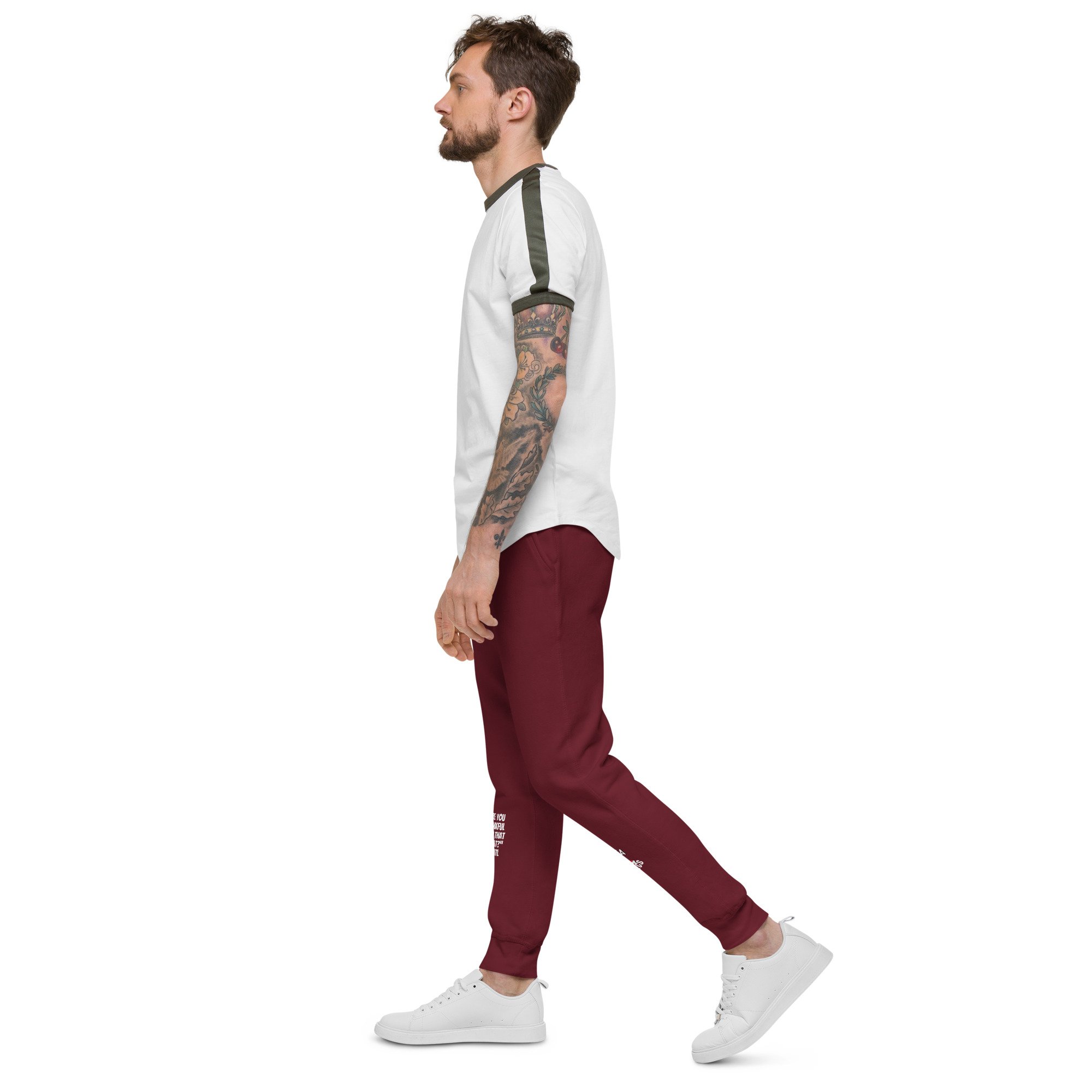 unisex-fleece-sweatpants-maroon-left-651f936de1a05.jpg