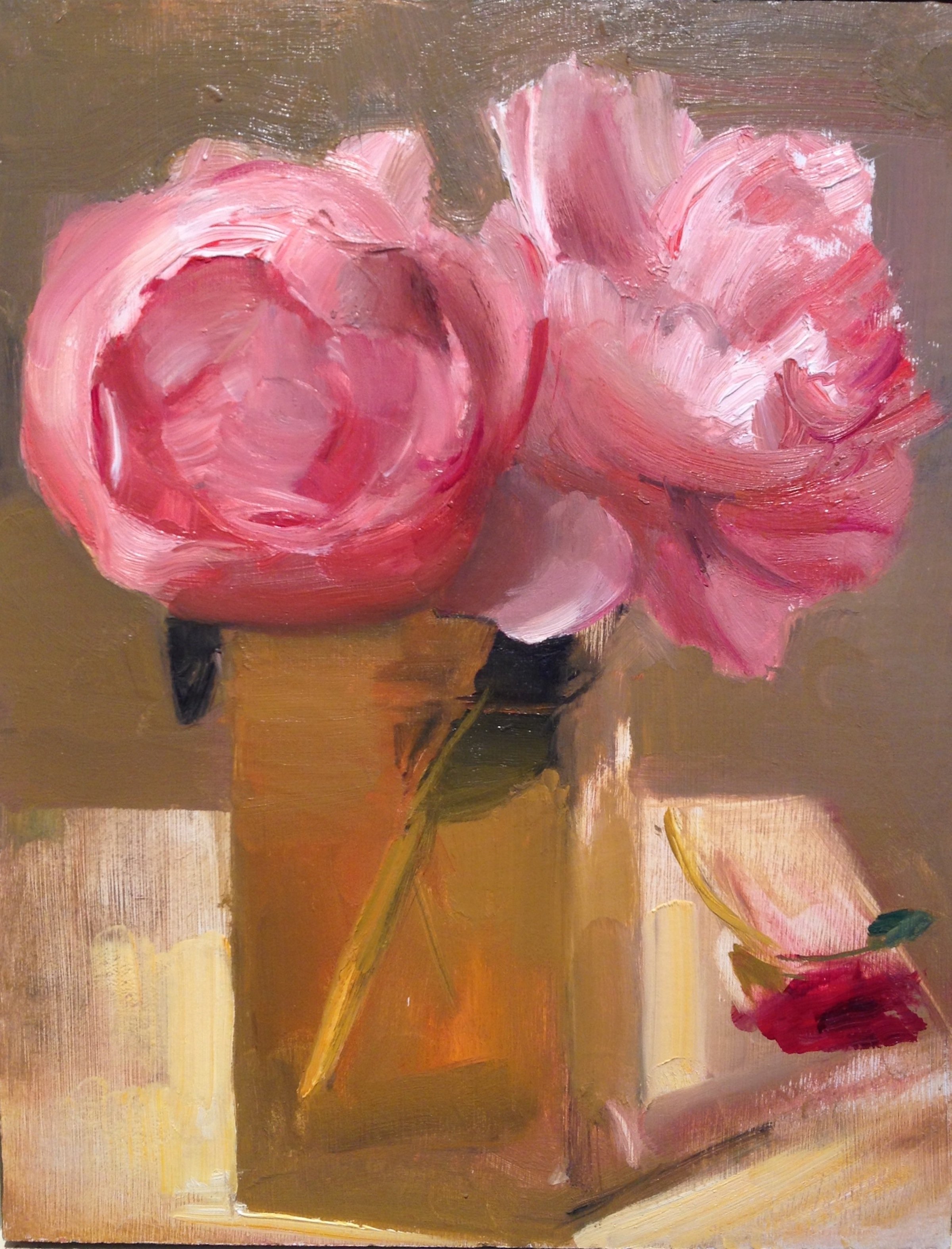 Two Pink Peonies