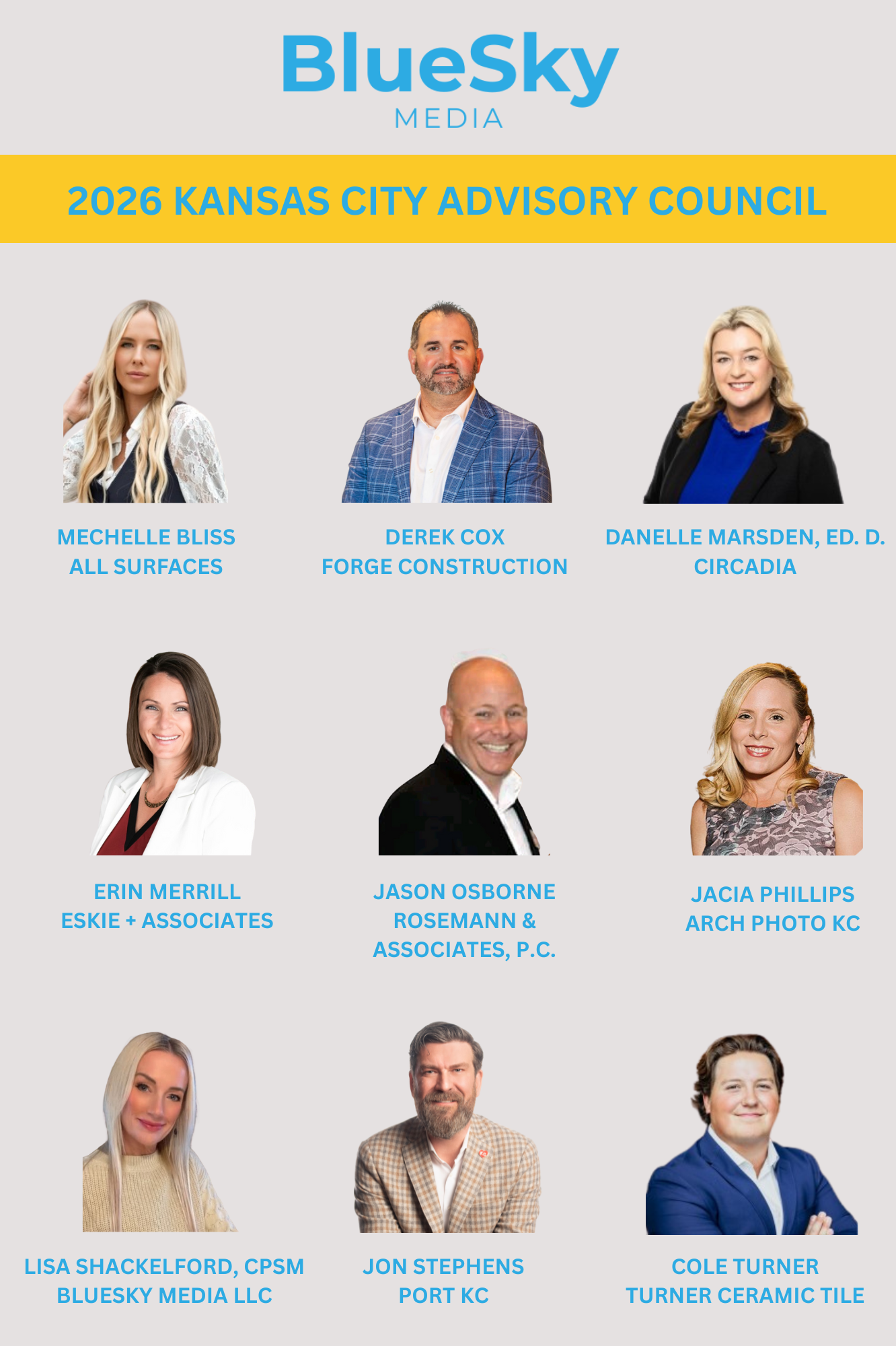 BlueSky Media 2026 Kansas City Advisory Council