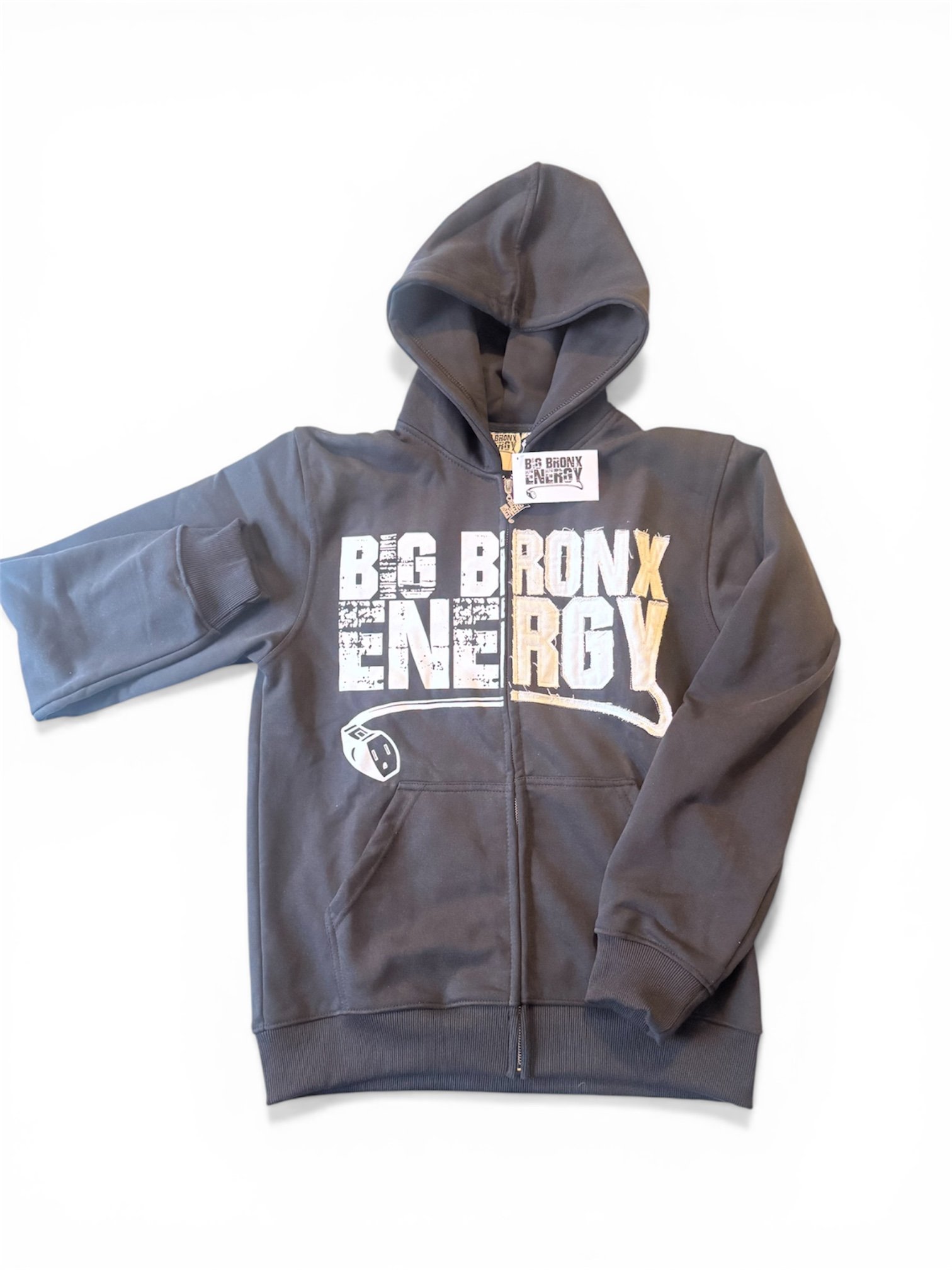 Big Bronx Energy Zip-up Hoodie