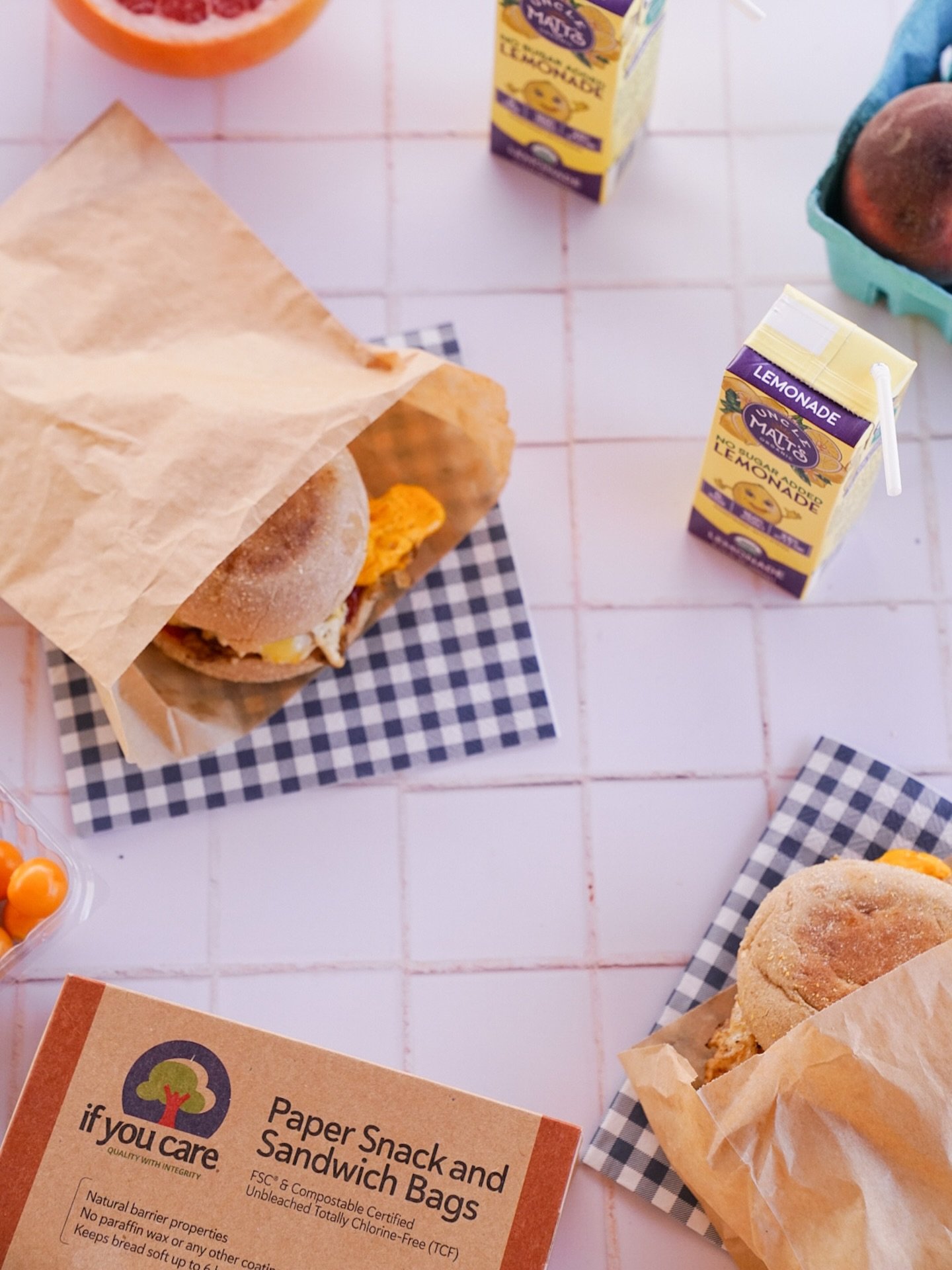 Summer mornings, we love you. Gear up for summer adventures with our Paper Snack and Sandwich Bags 🥪