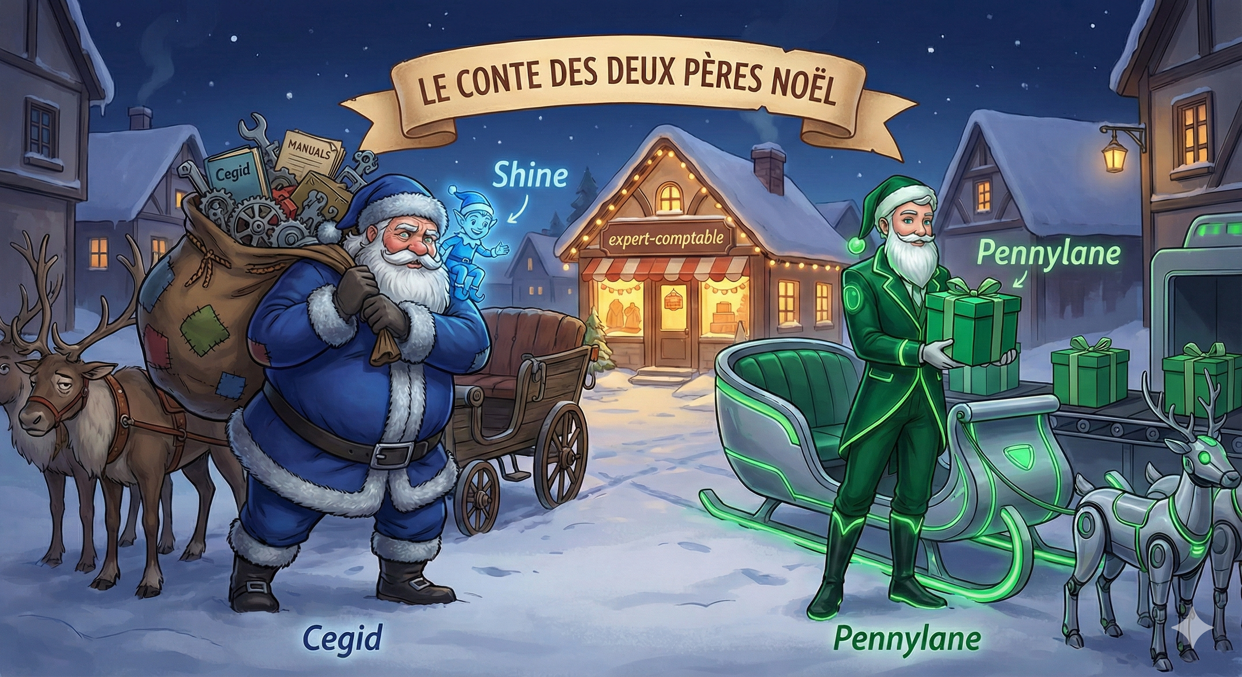 Le conte des deux Pères Noël