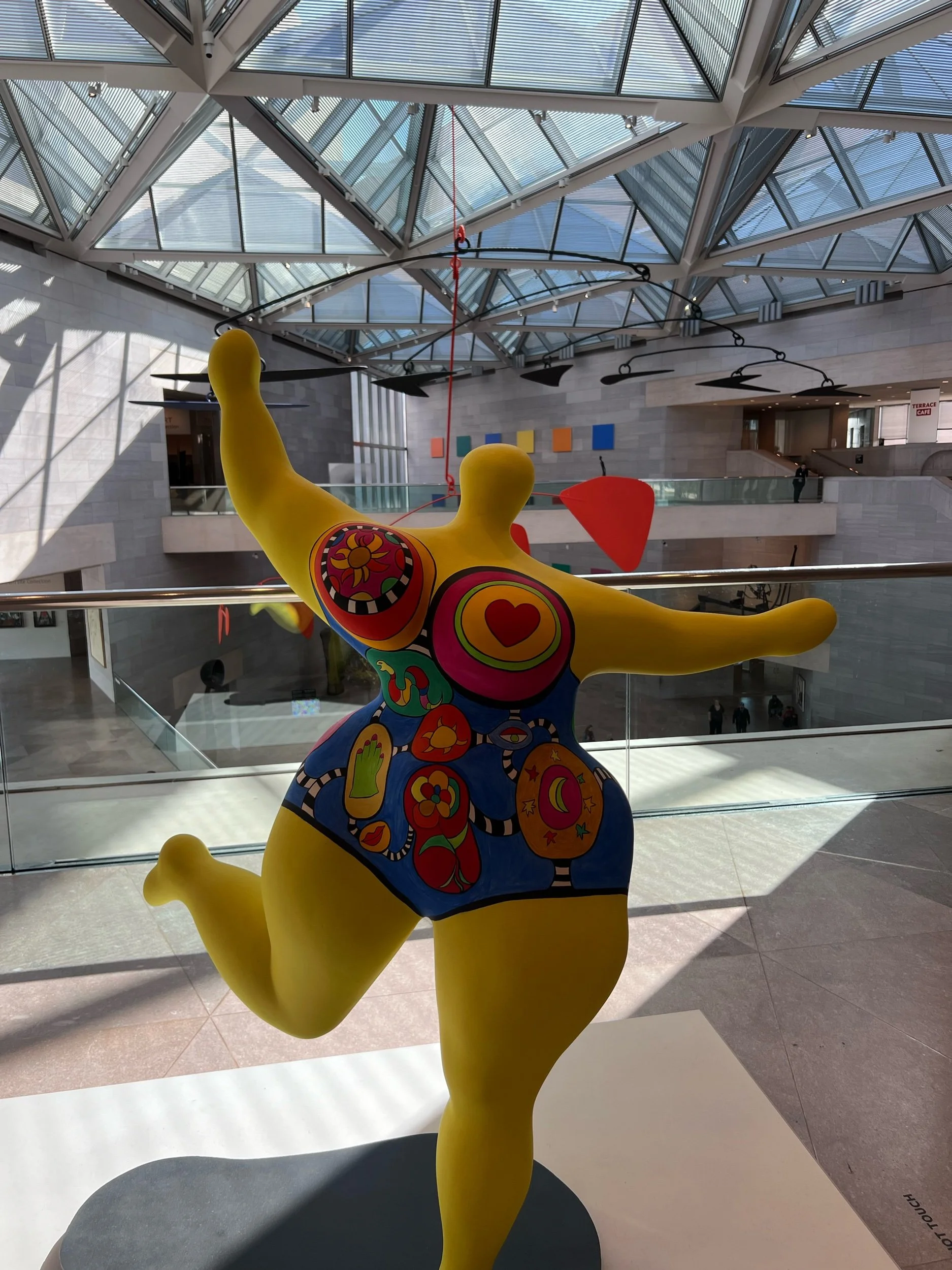 A breather at the National Gallery of Art