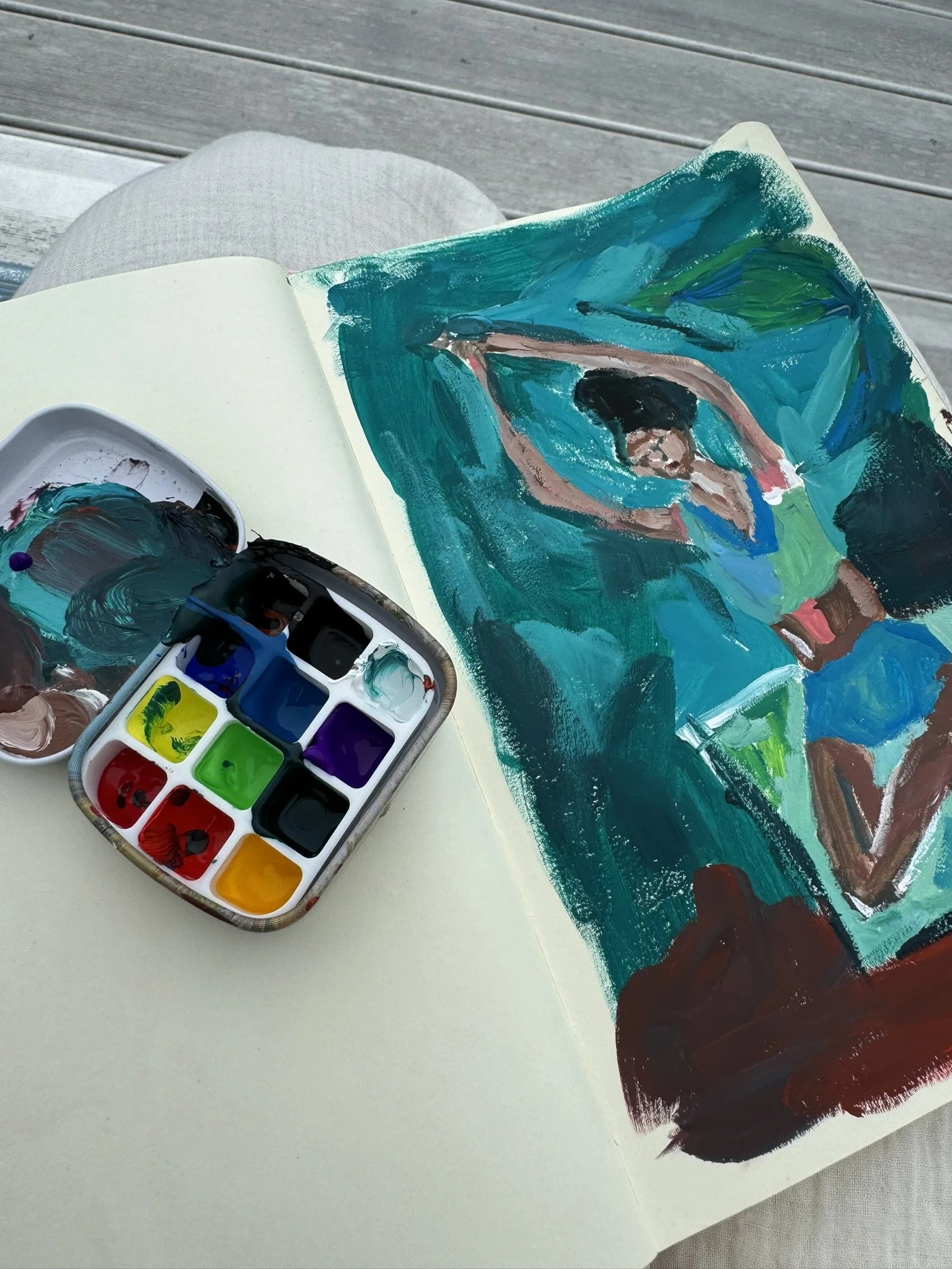 Painting has turned my world upside up