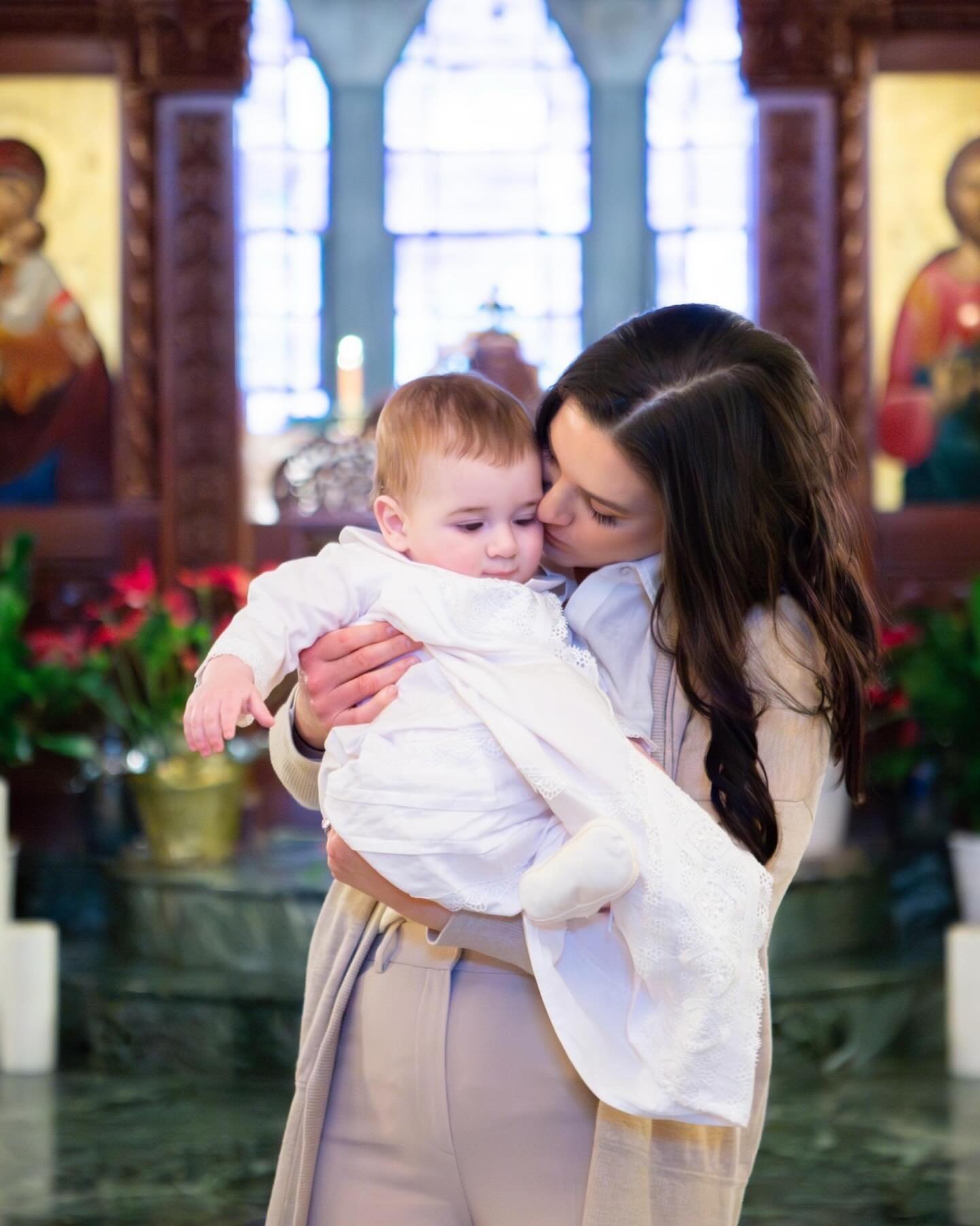 Photographing Ioannis&rsquo; Baptism was a nice change of pace from my normal work.  There is something so lovely about the ceremony of Greek Baptism.  I love every opportunity to photograph at this beautiful church!  Also, how cute is this baby?!