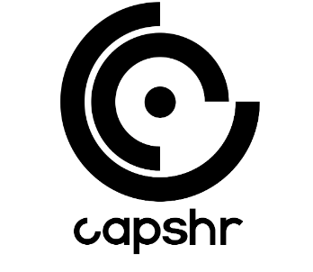 Capshr logo, client of True Arc Creative