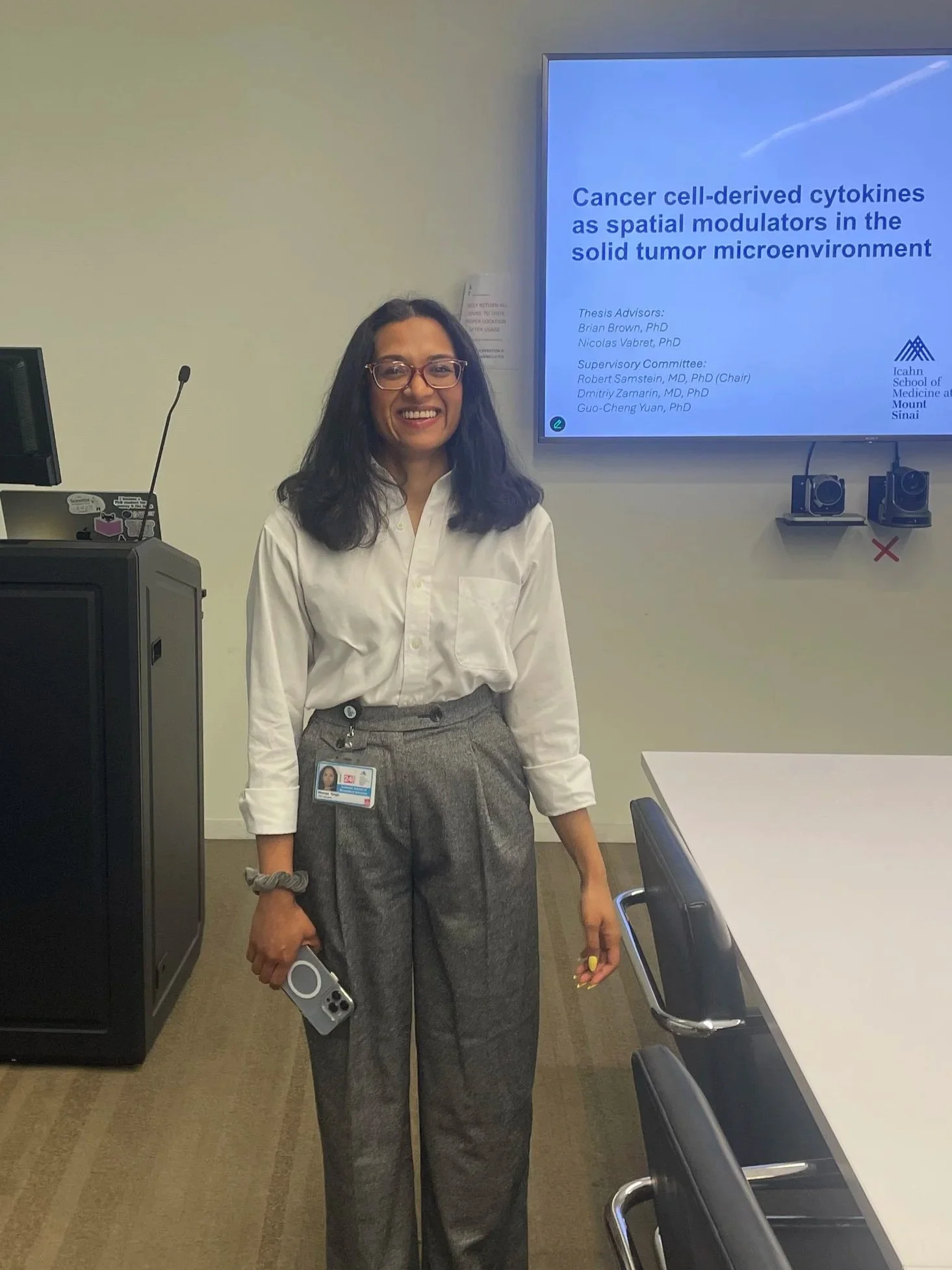 Successful thesis proposal for Bhavya
