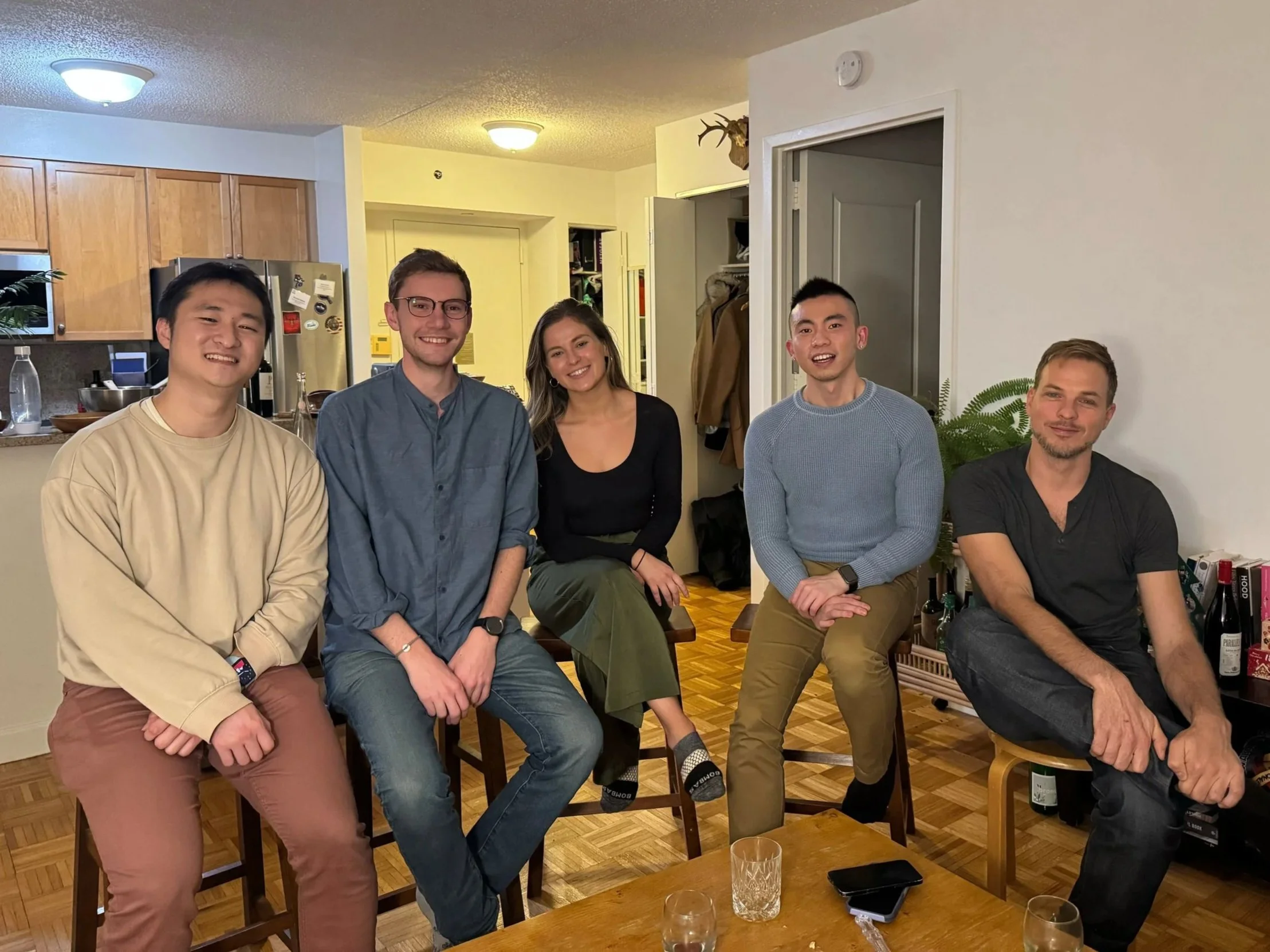 Winter dinner before the holidays