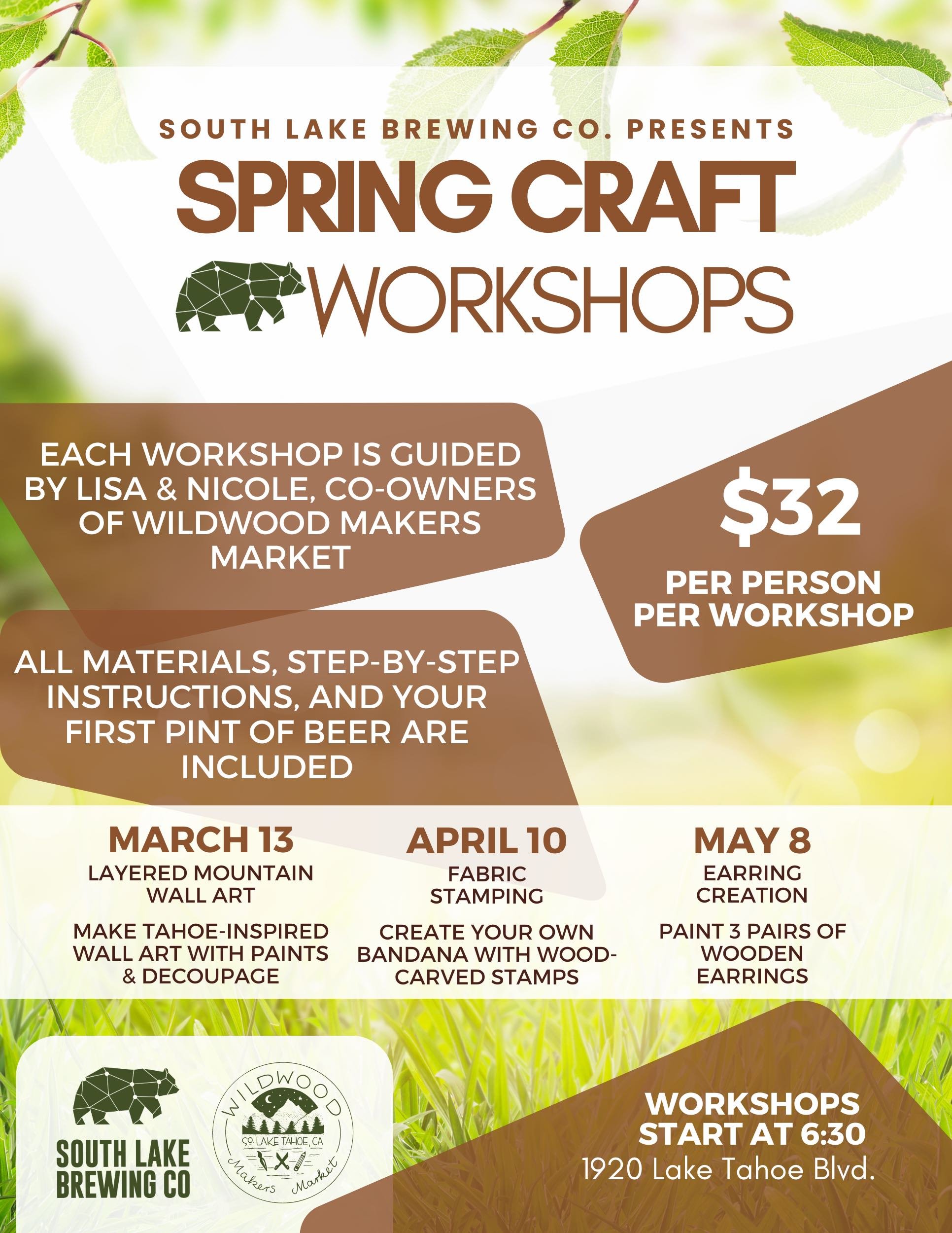 Brewery Events — South Lake Brewing Company