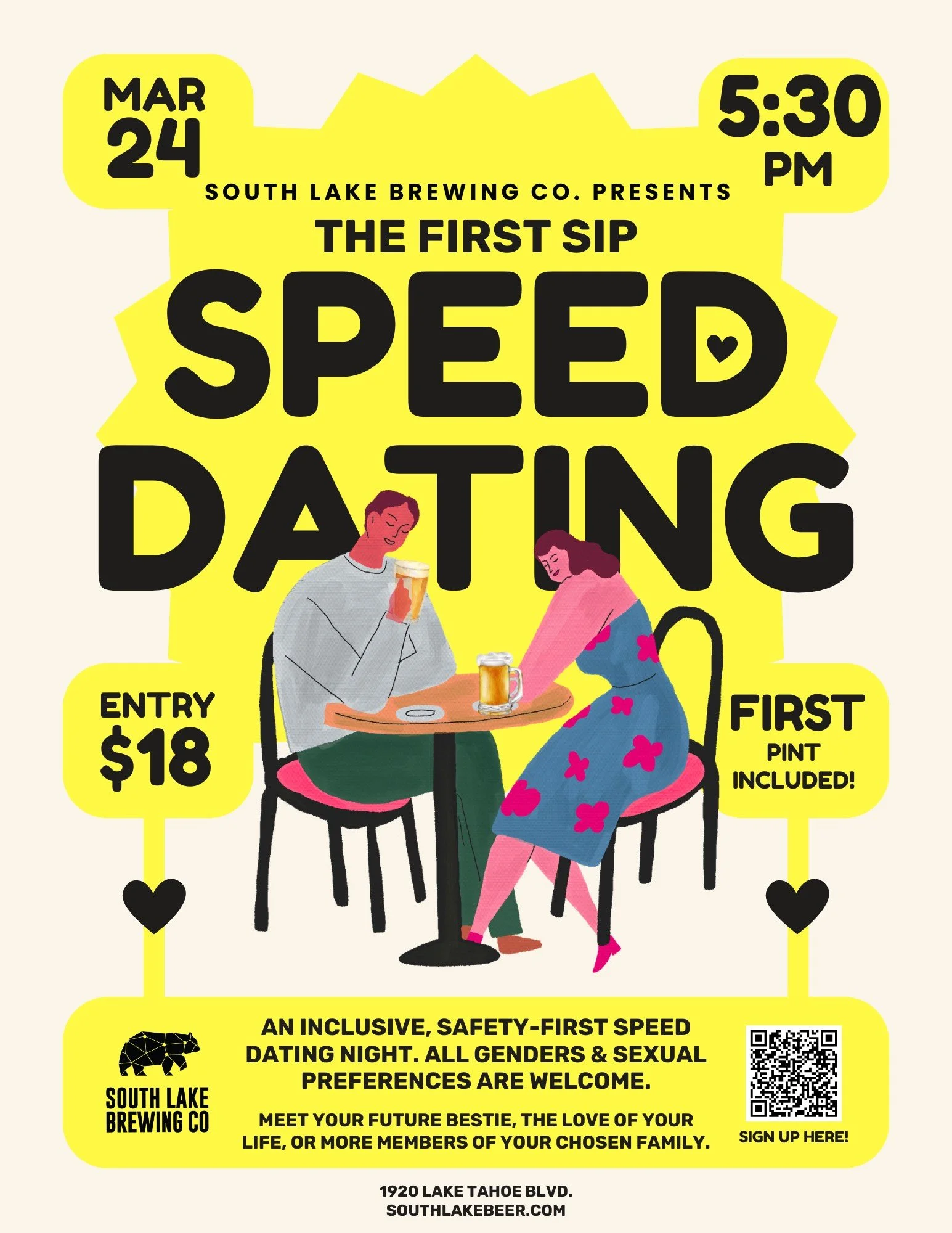 The first sip Speed Dating