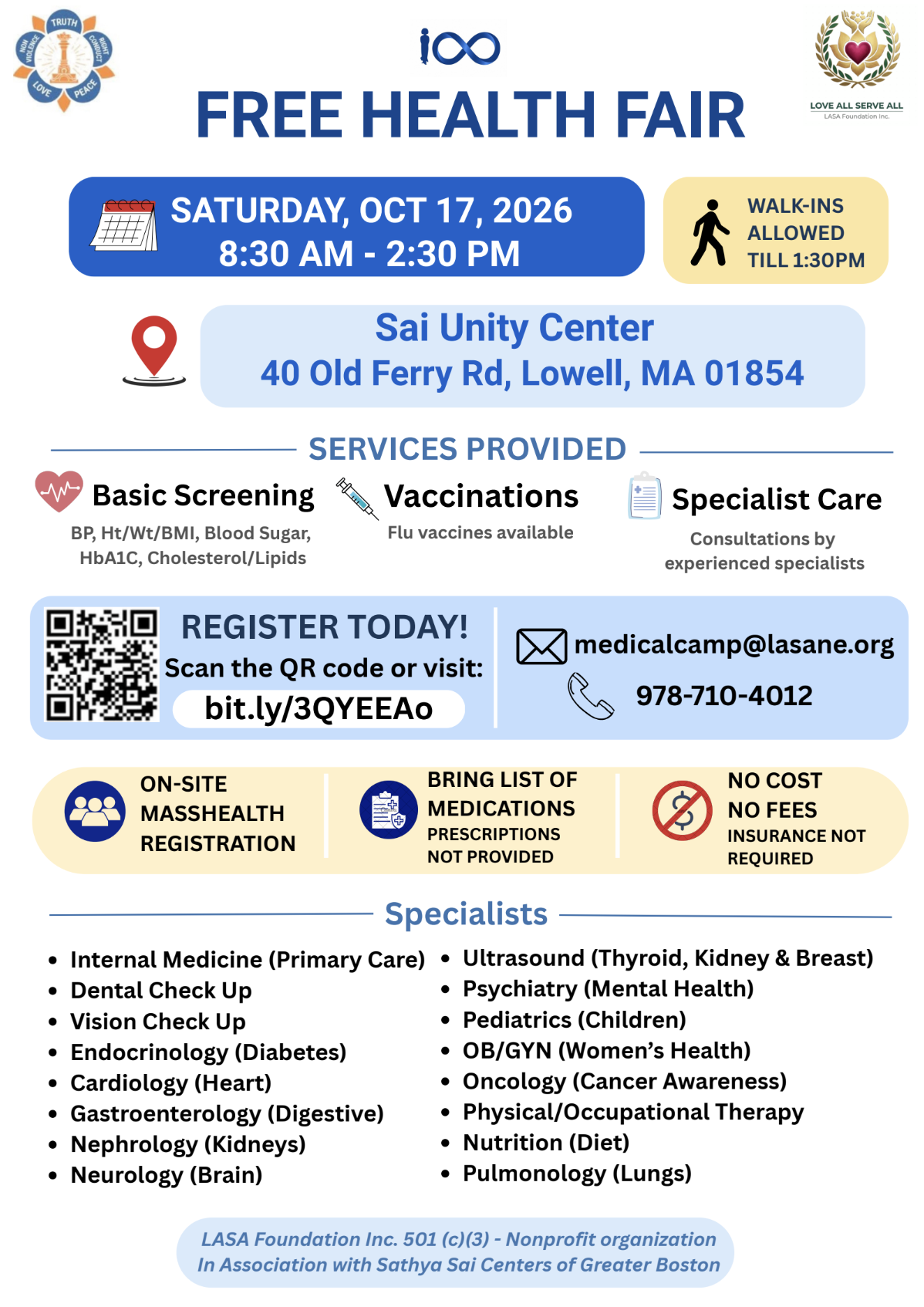 Free Health Fair