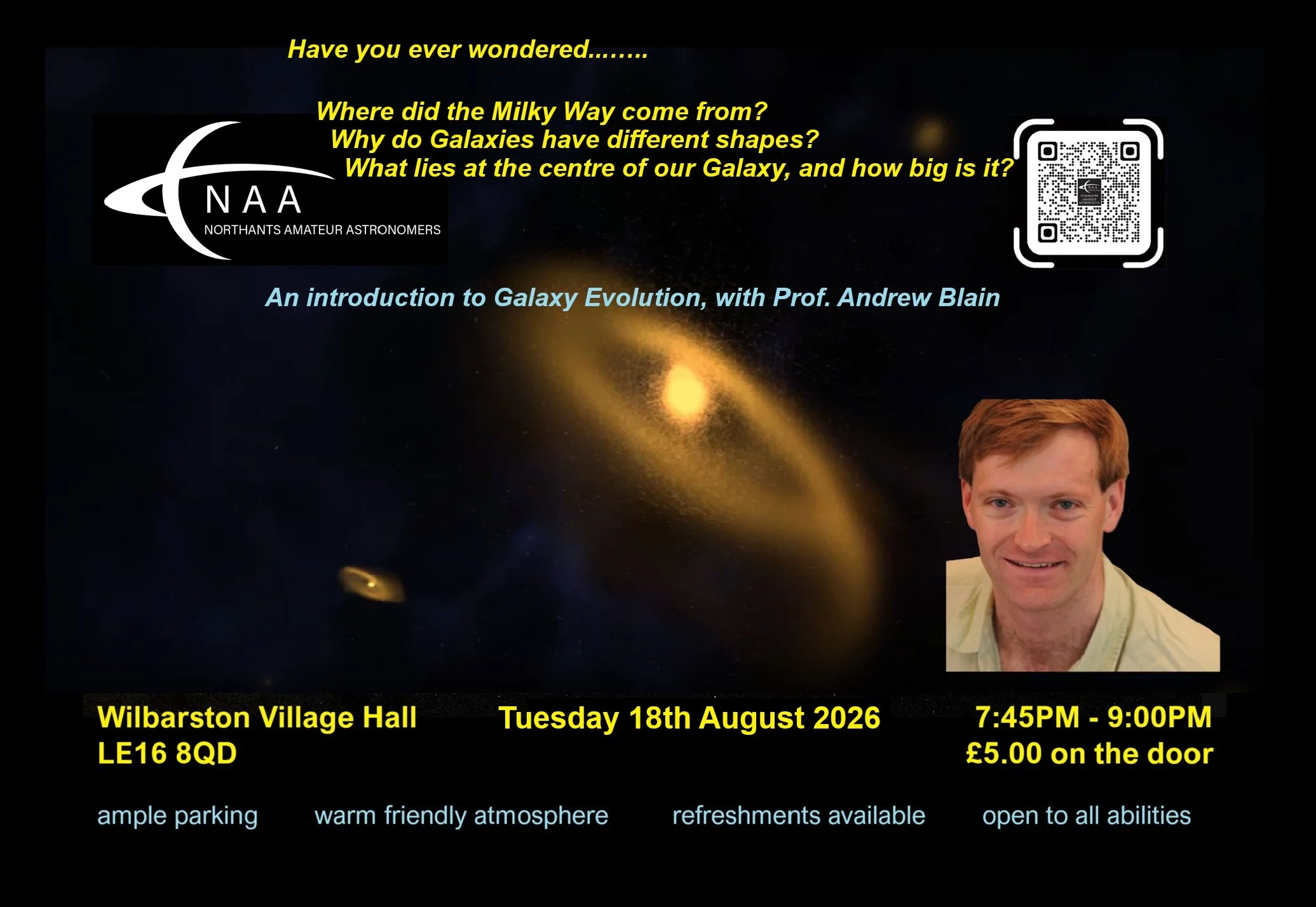 An introduction to Galaxy Evolution by Prof Andrew Blain
