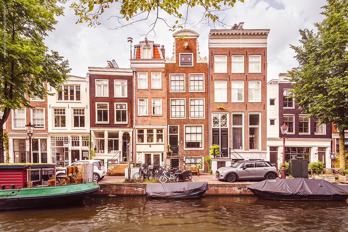 Amsterdam Print Set of 3 | Dutch Canal Wall Art | Summer in Amsterdam Photography | Netherlands Poster | Fine Art Prints | Travel Decor