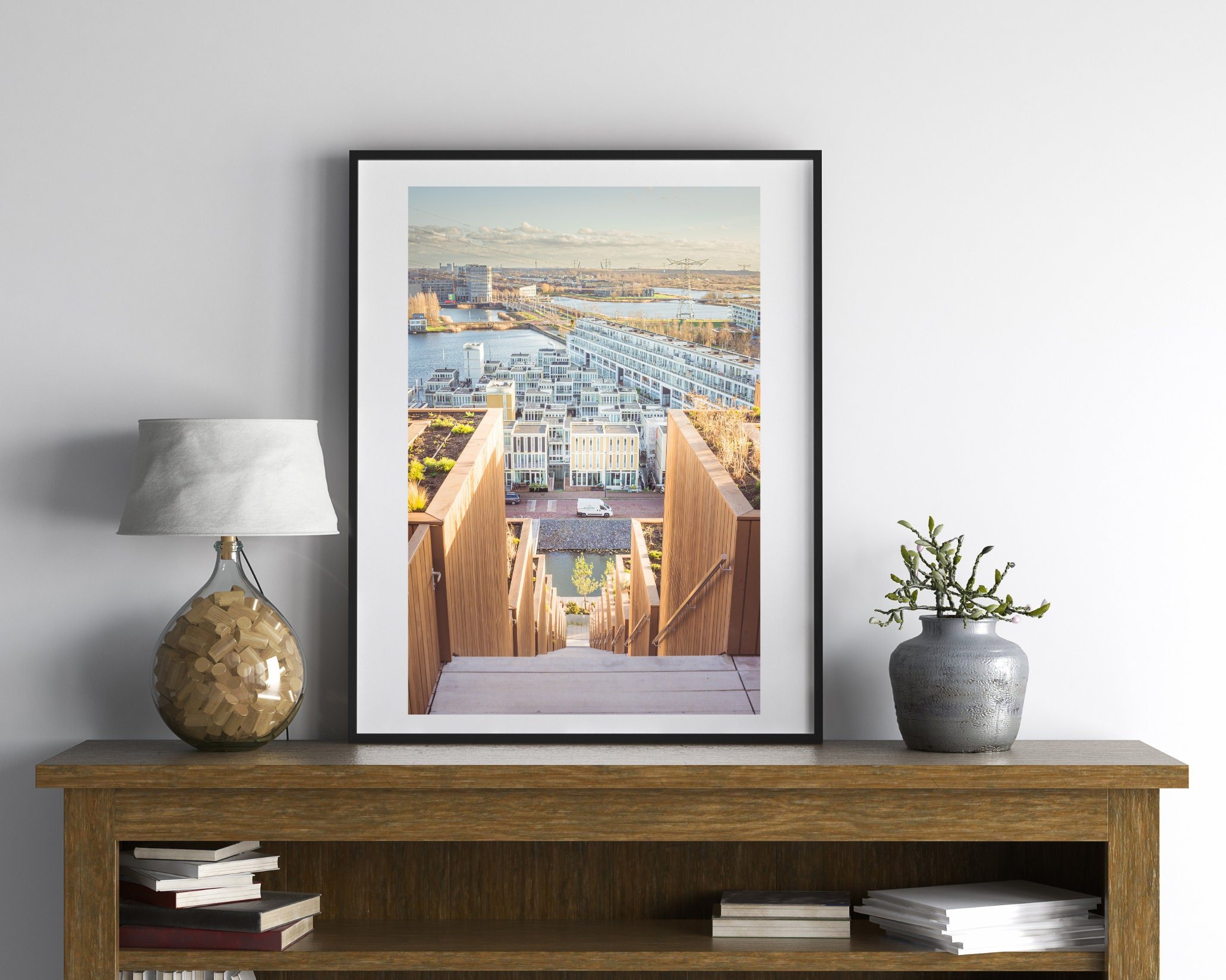 Wall art - Sluishuis Amsterdam architecture poster