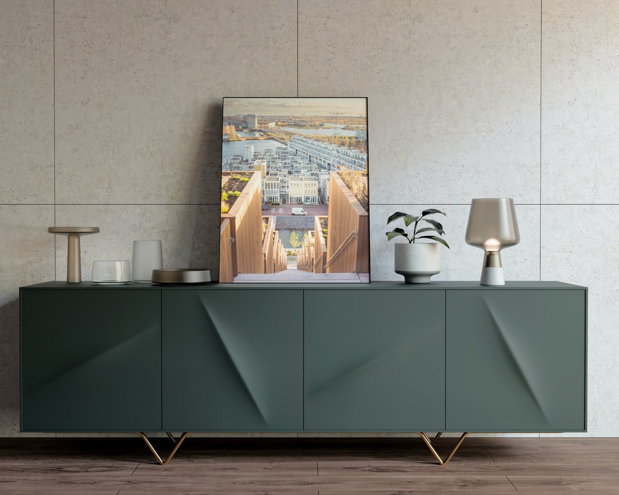 Wall art - Sluishuis Amsterdam architecture poster