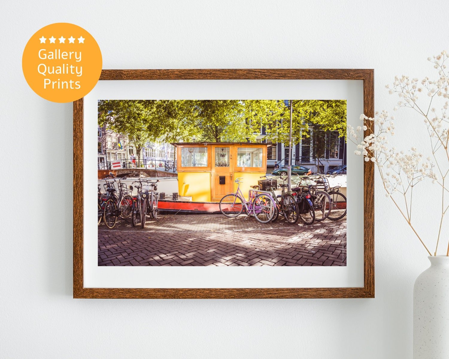 Wall art - Amsterdam in summer poster