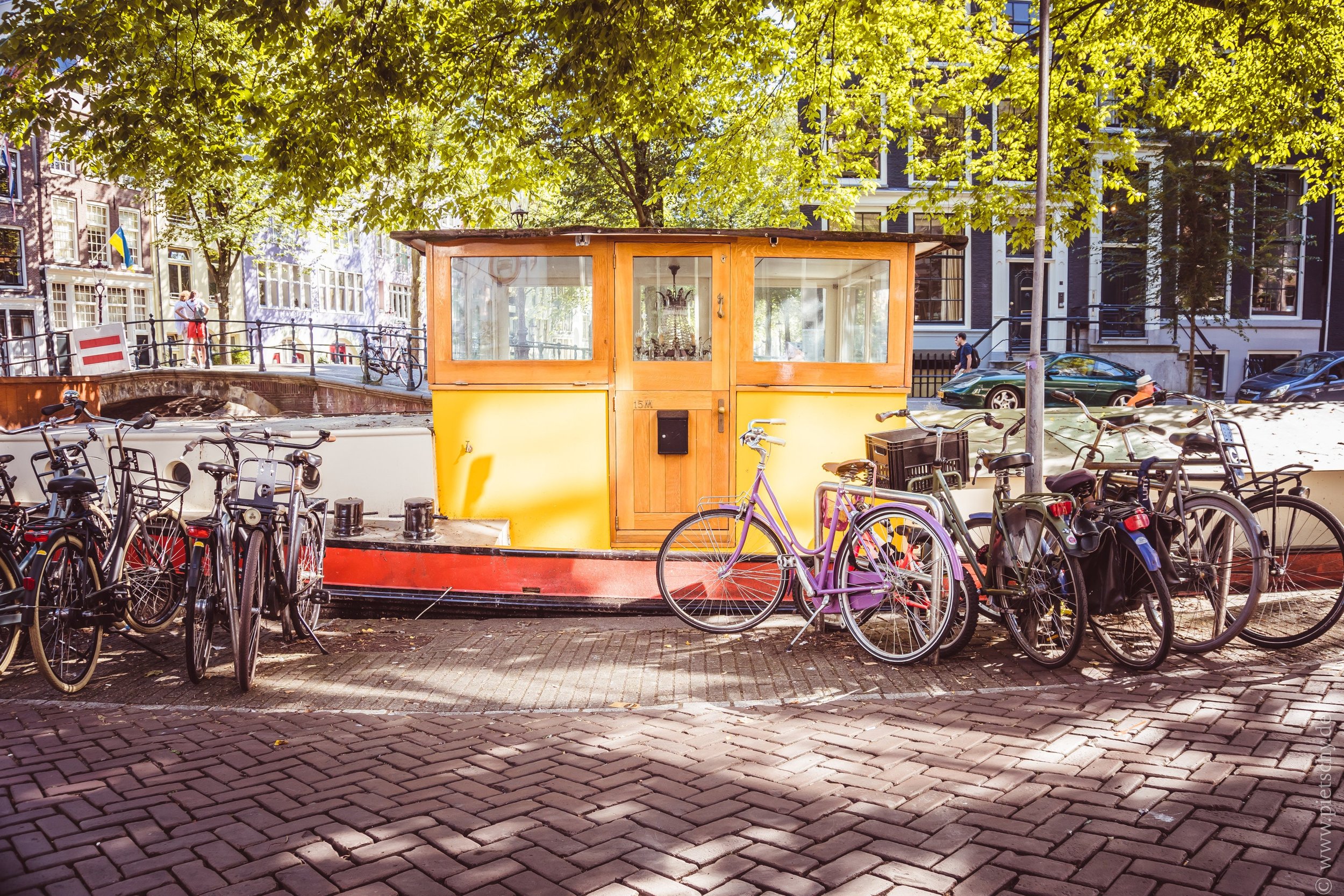 Wall art - Amsterdam in summer poster