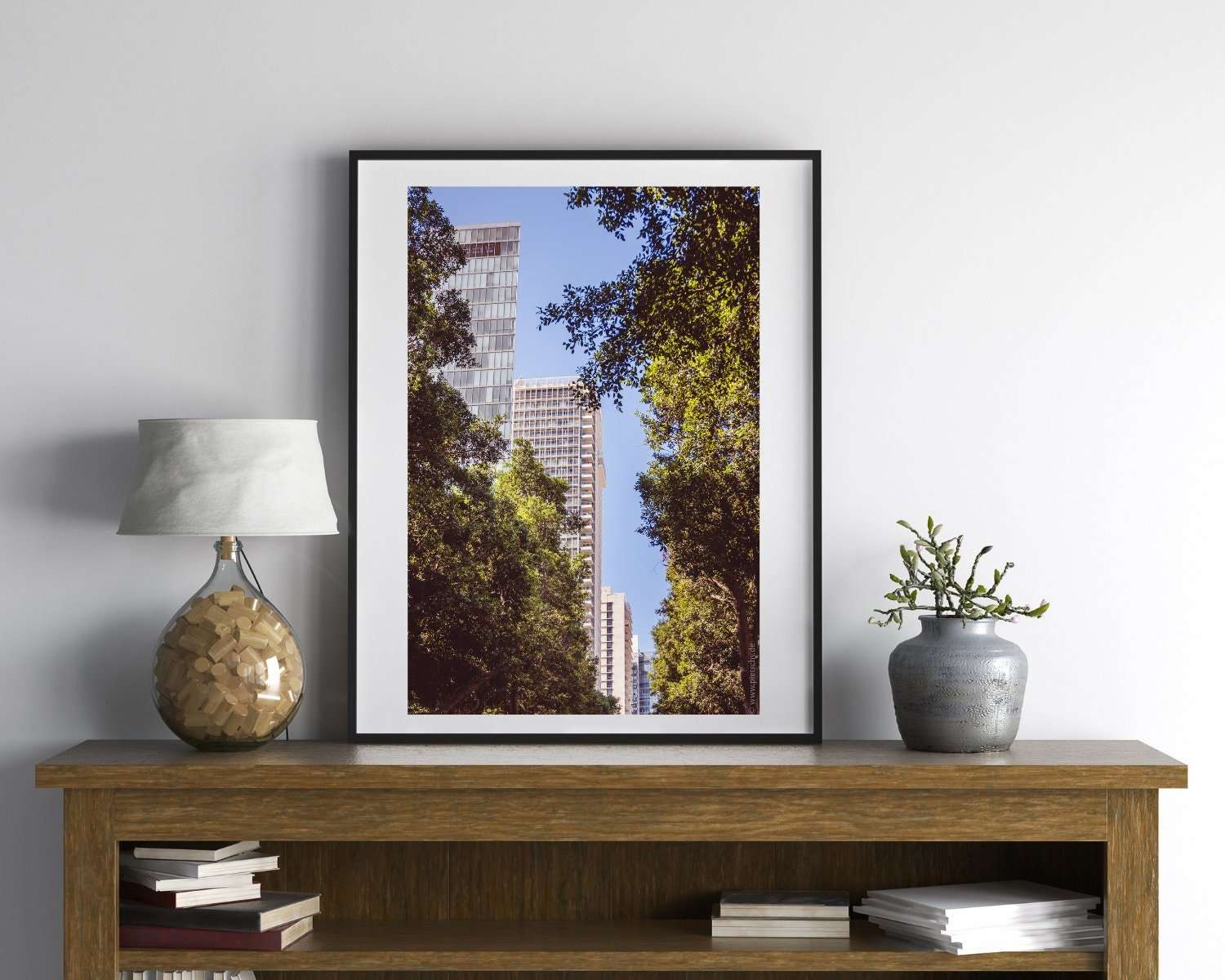 Wall art - Tel Aviv Rothschild Boulevard poster, Israel