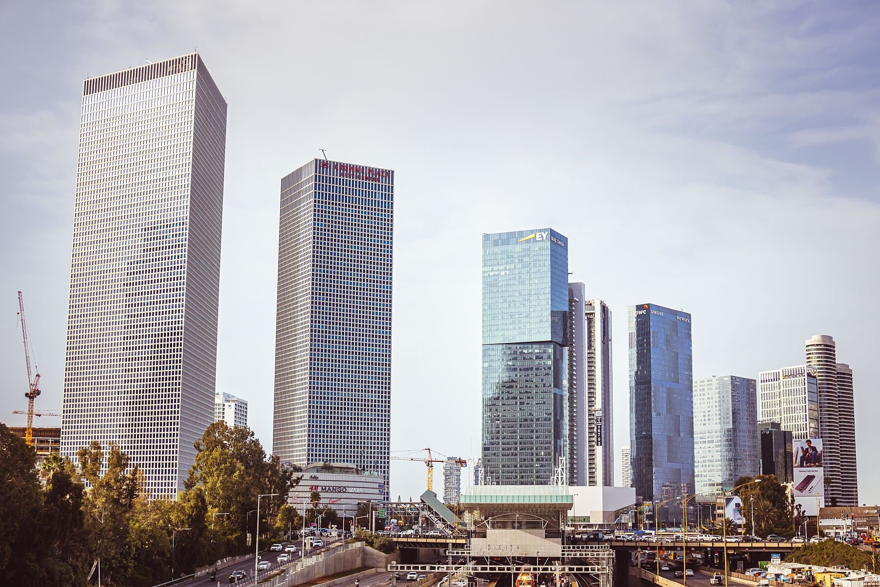 Wall art - Skyline of Tel Aviv poster, Israel