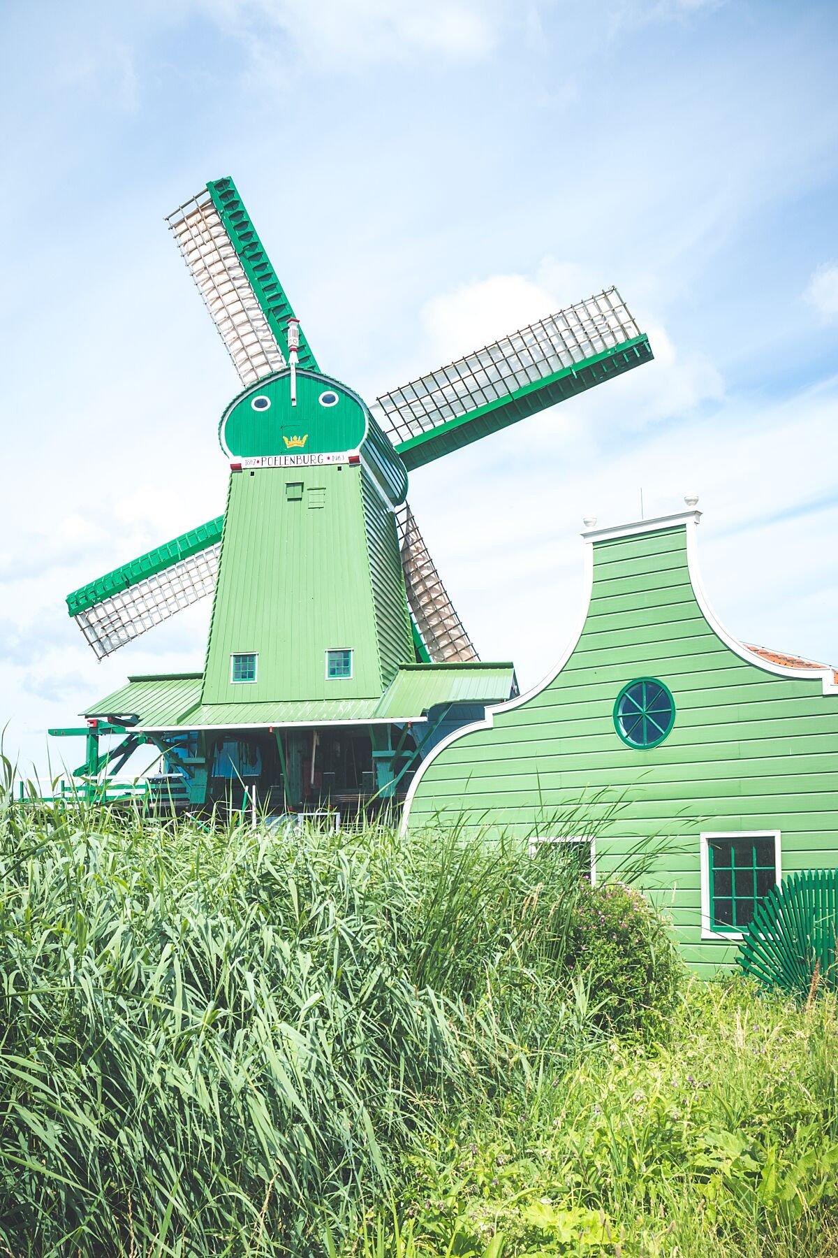Wall art - Zaanse Schans Windmills poster, Netherlands