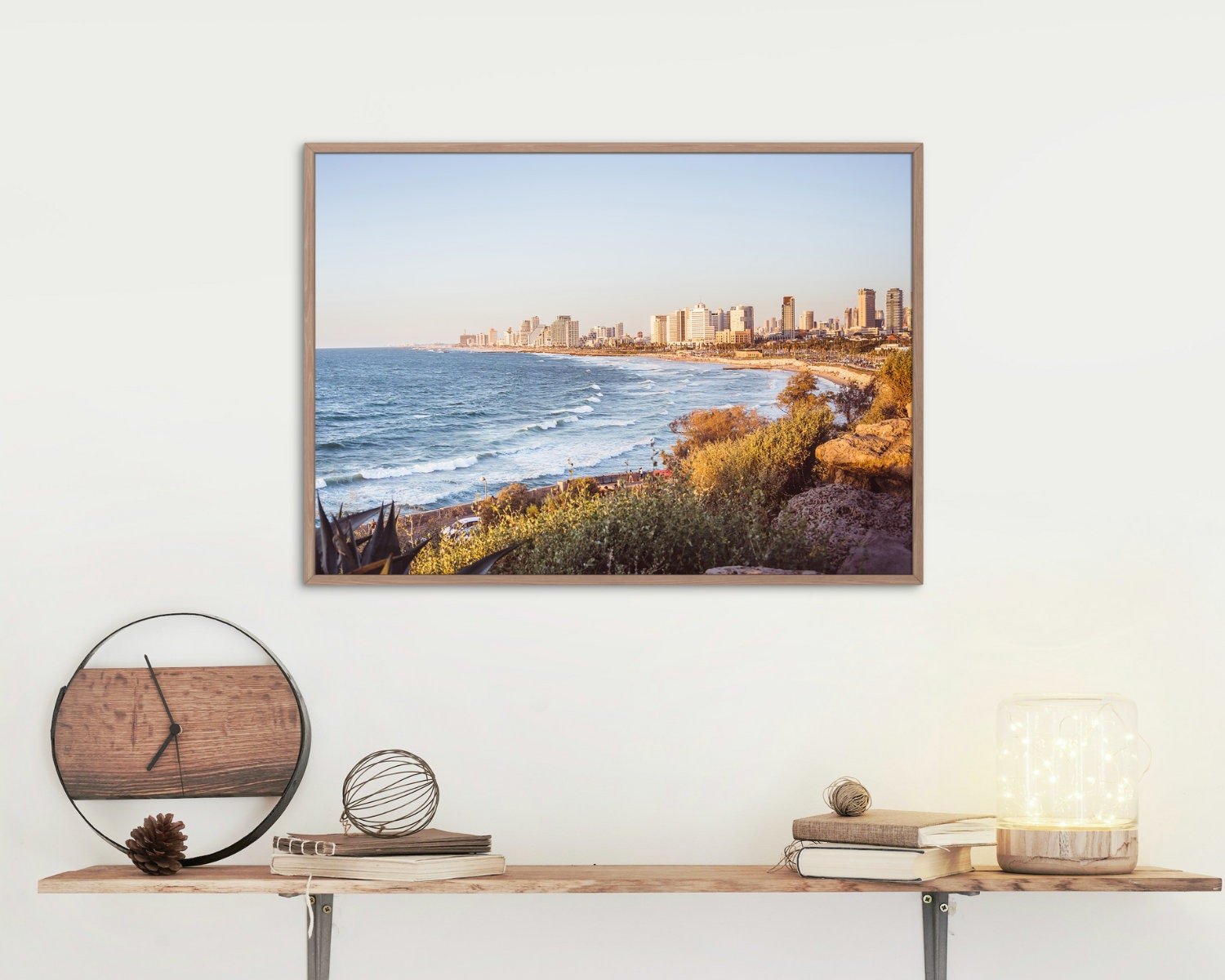 Wall art - Tel Aviv beach poster, Israel, Yaffo
