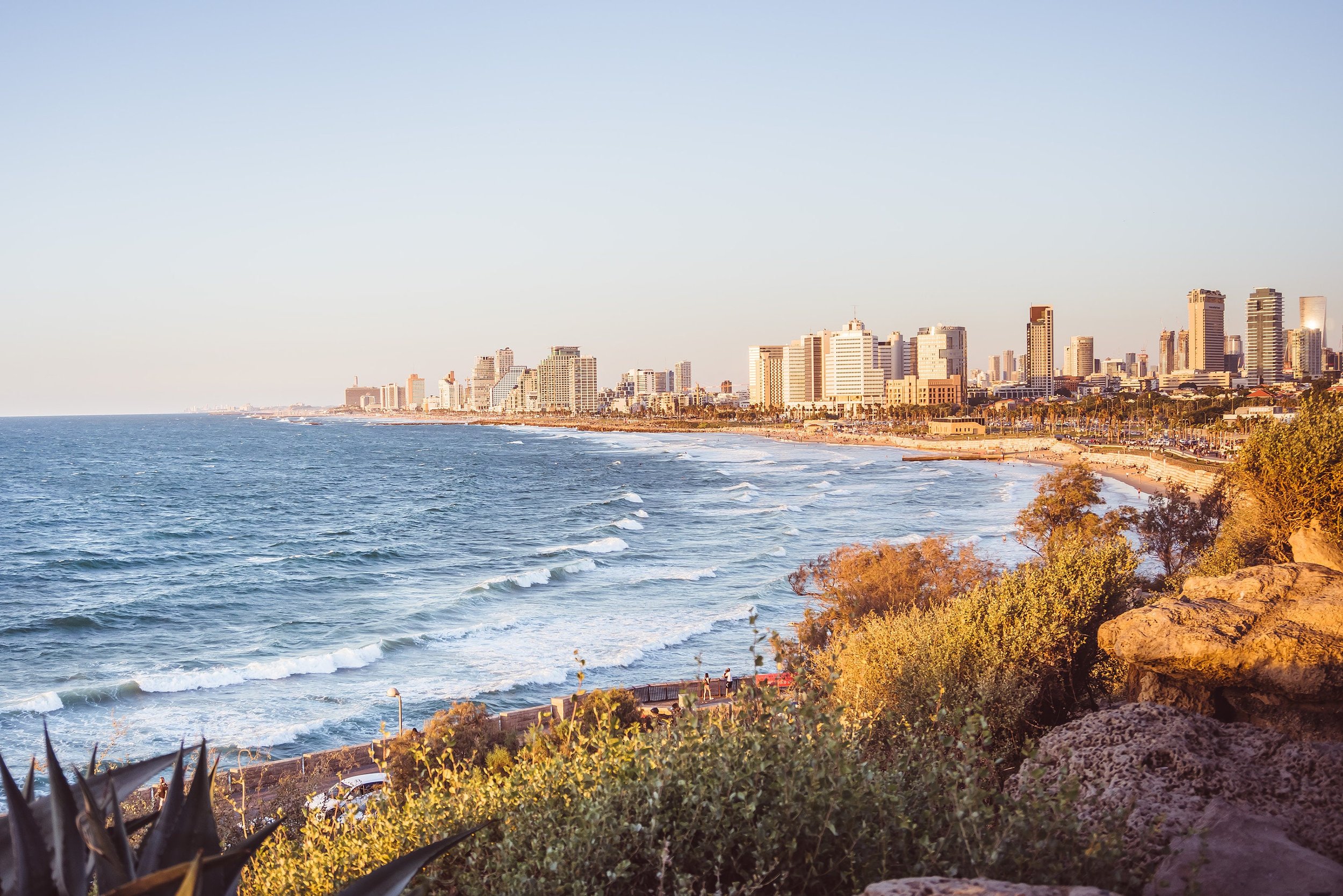 Wall art - Tel Aviv beach poster, Israel, Yaffo